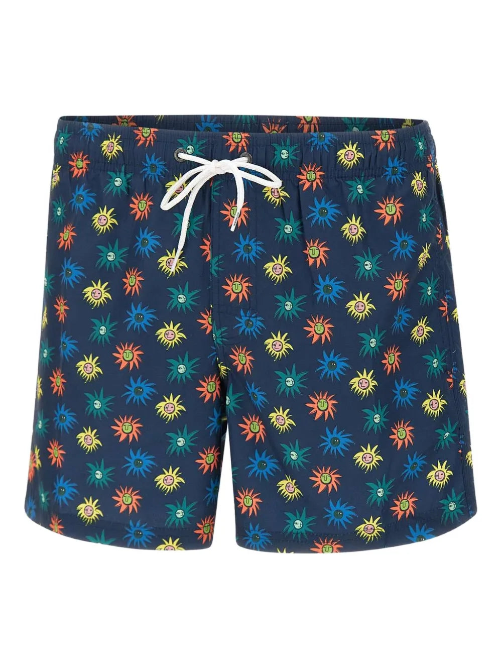 SUNDEK Short de Bain Imprimé Lion – Bleu Marine