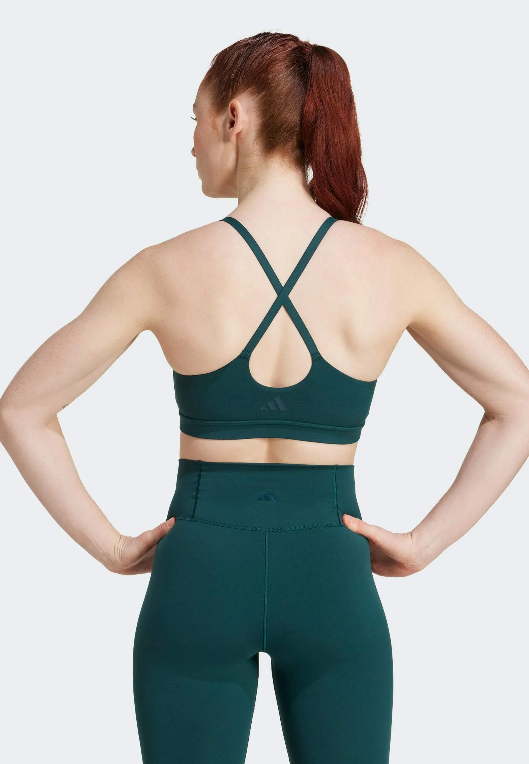 Adidas Performance All Me LS Light Support Sports Bra – Aurora Ivy