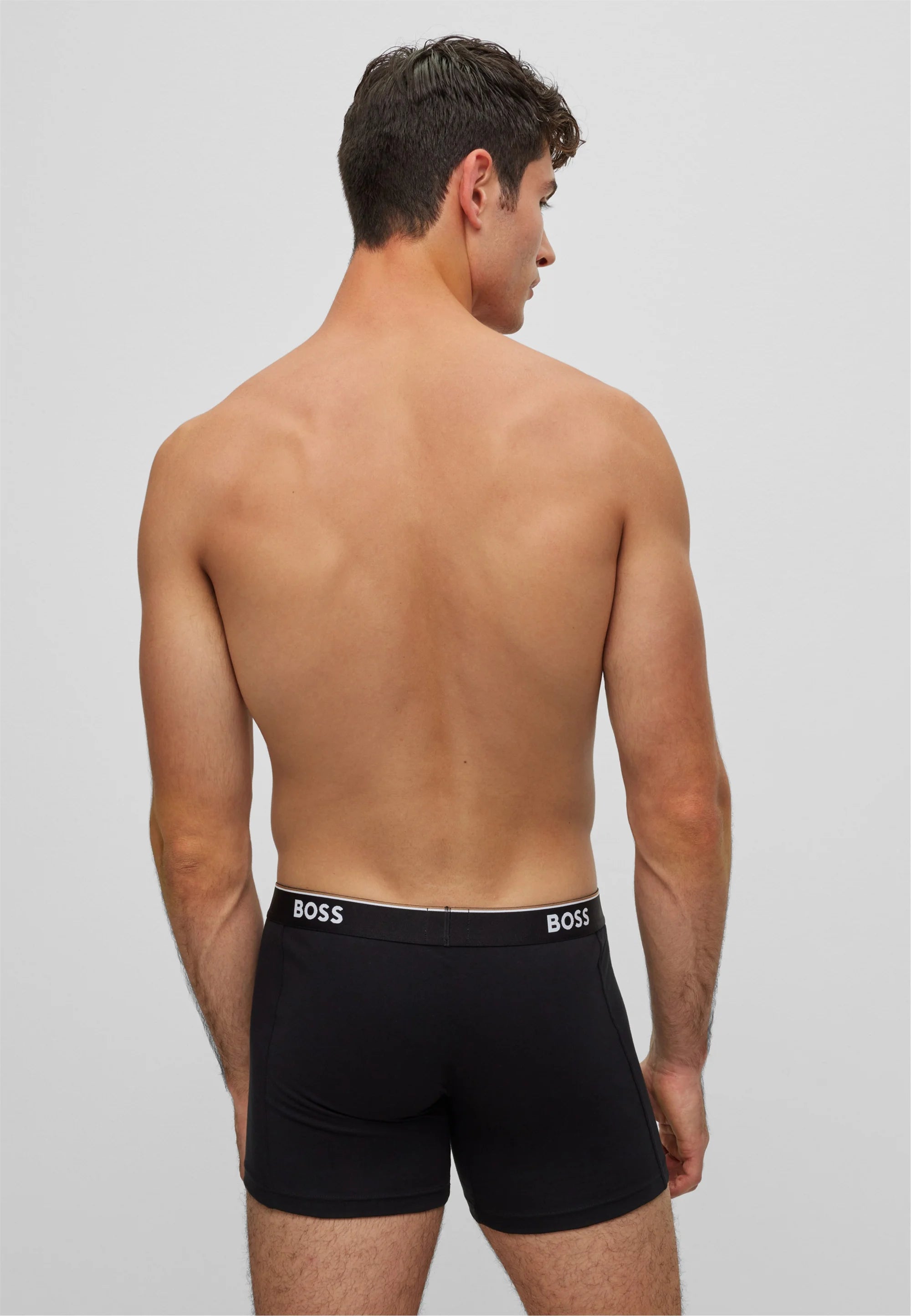 Lot de 3 boxers BOSS Power – Ouvert gris