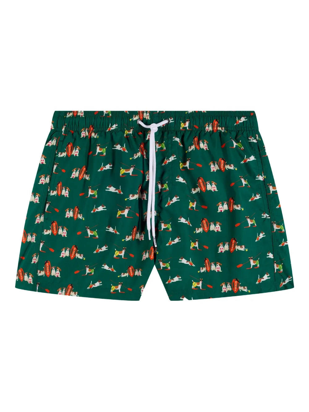 Short de bain à imprimé chien SUNDEK X Pelo Foundation - Vert