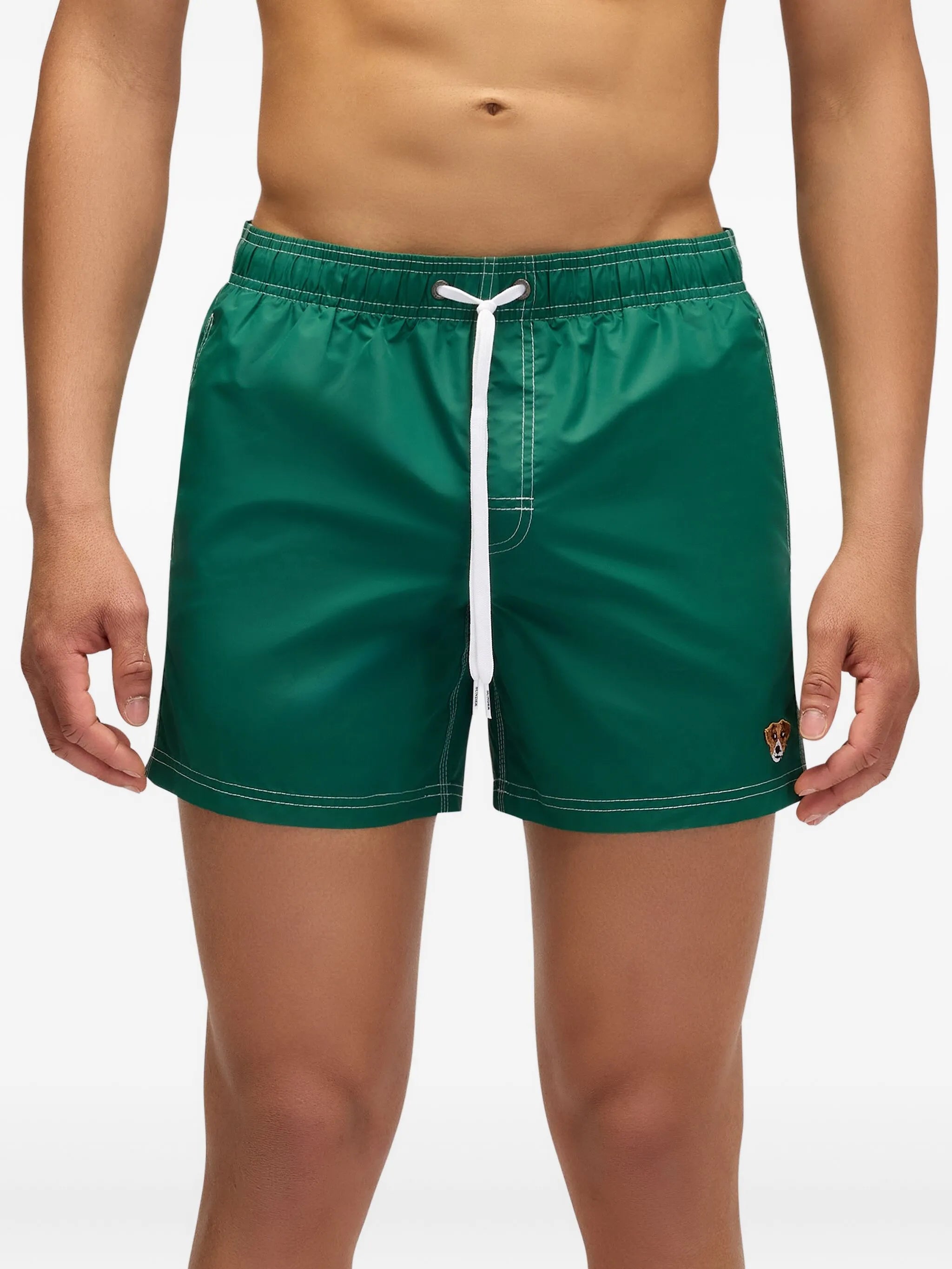 Pantaloncini da bagno a righe SUNDEK X Pelo Foundation - Verde