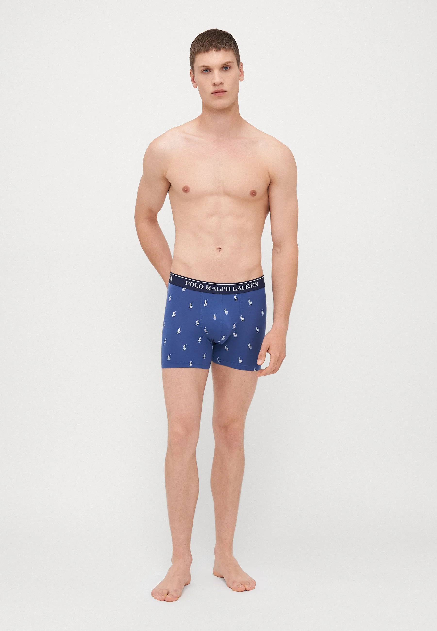 Polo Ralph Lauren bavlněné Stretch boxerky – 3 balení – Navy, Pine, Old Royal