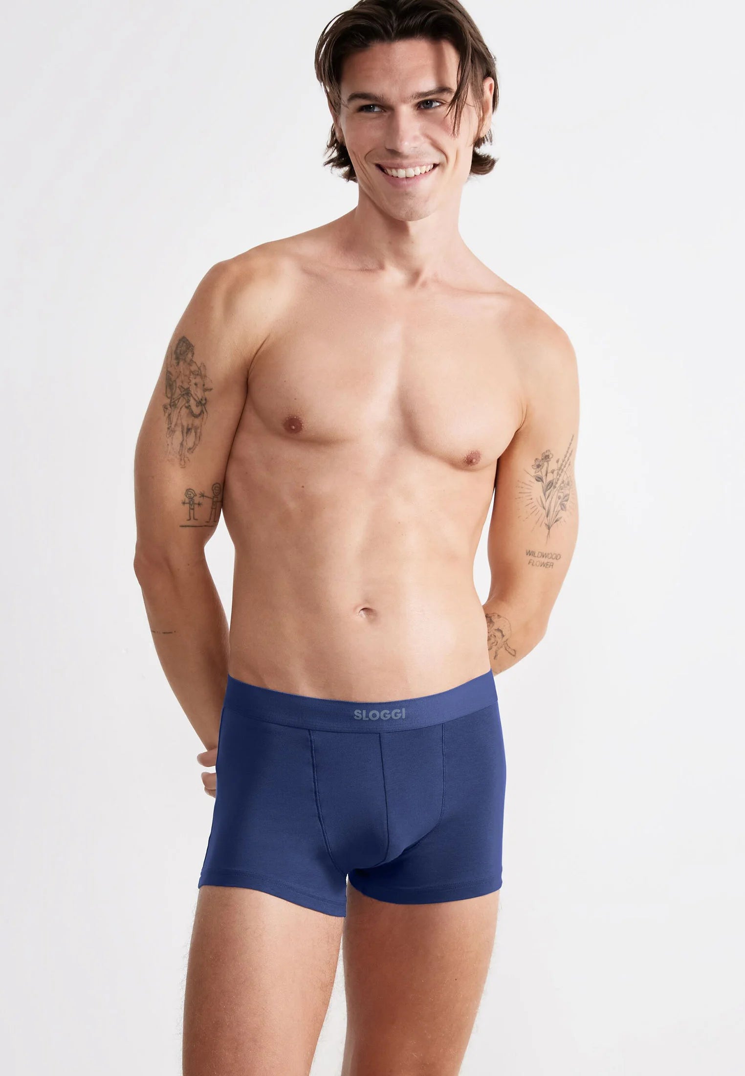 Sloggi Ever Ease Hipster Trunks 6 Pack – Deep Colours