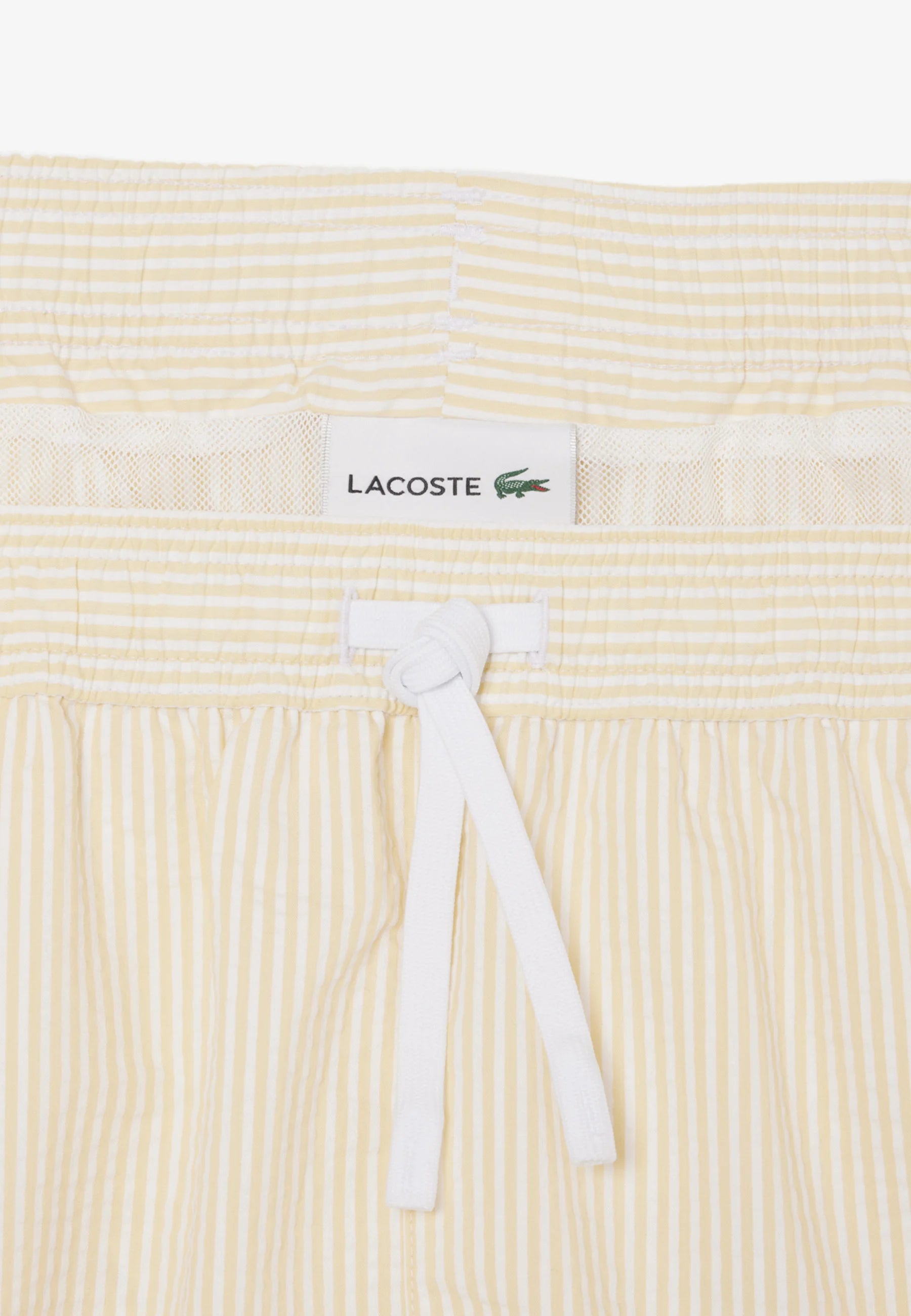 Lacoste Swim Shorts – Blanc, Jaune IY