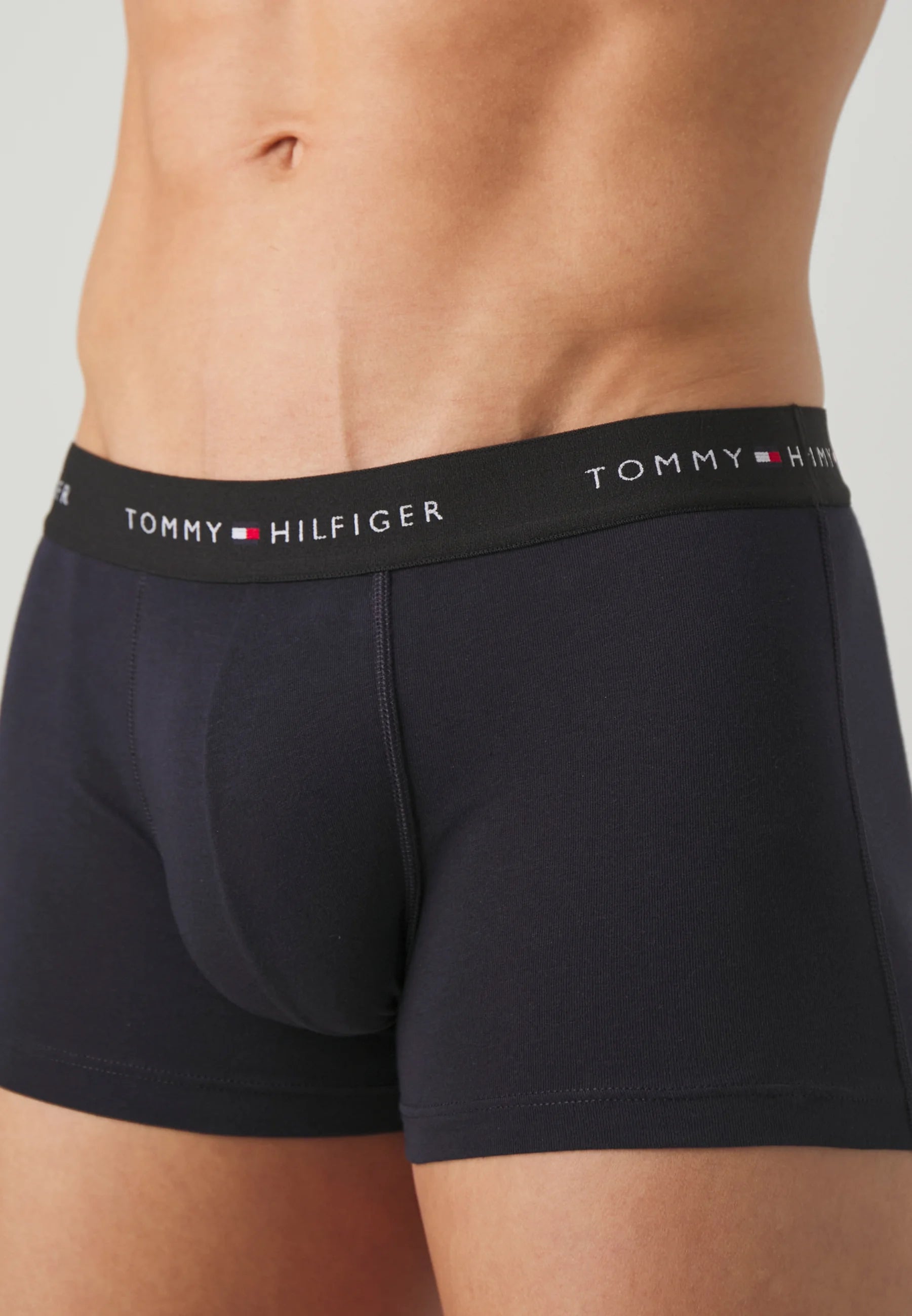 Tommy Hilfiger Signature Trunk 3 Pack – Desert Sky, Black, Grey Heather