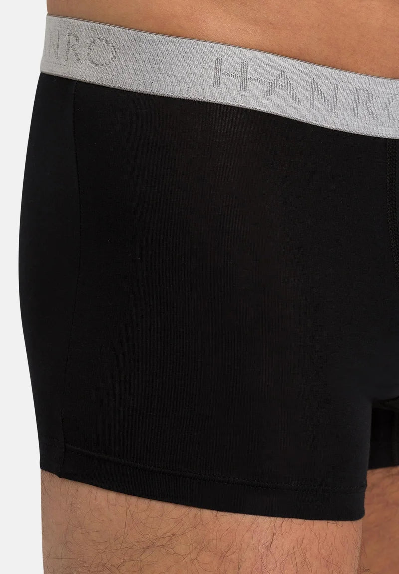 Bavlněné natahovací kufry HANRO 4 Pack – bílá, černá