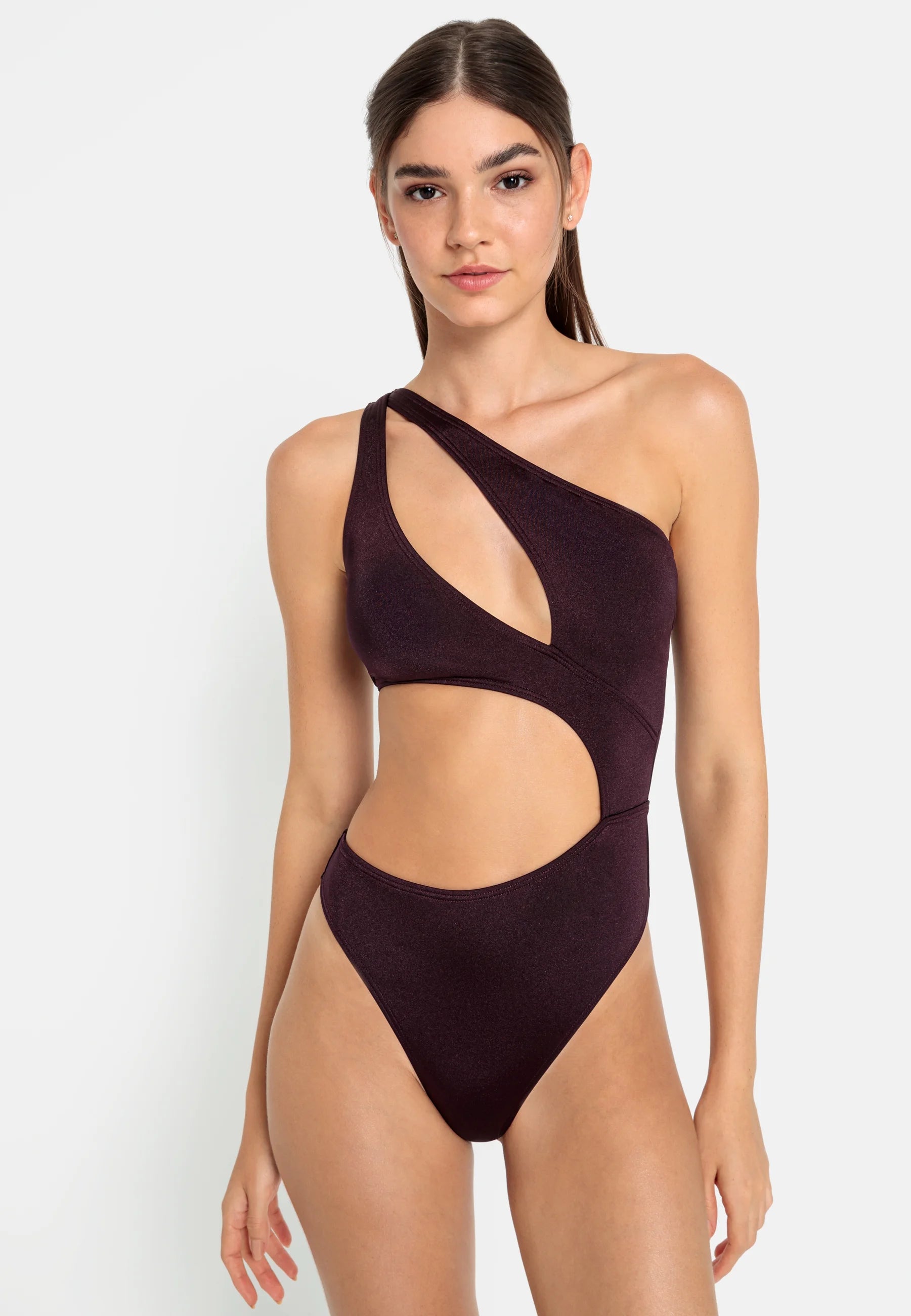LASCANA LSCN Swimsuit – Aubergine