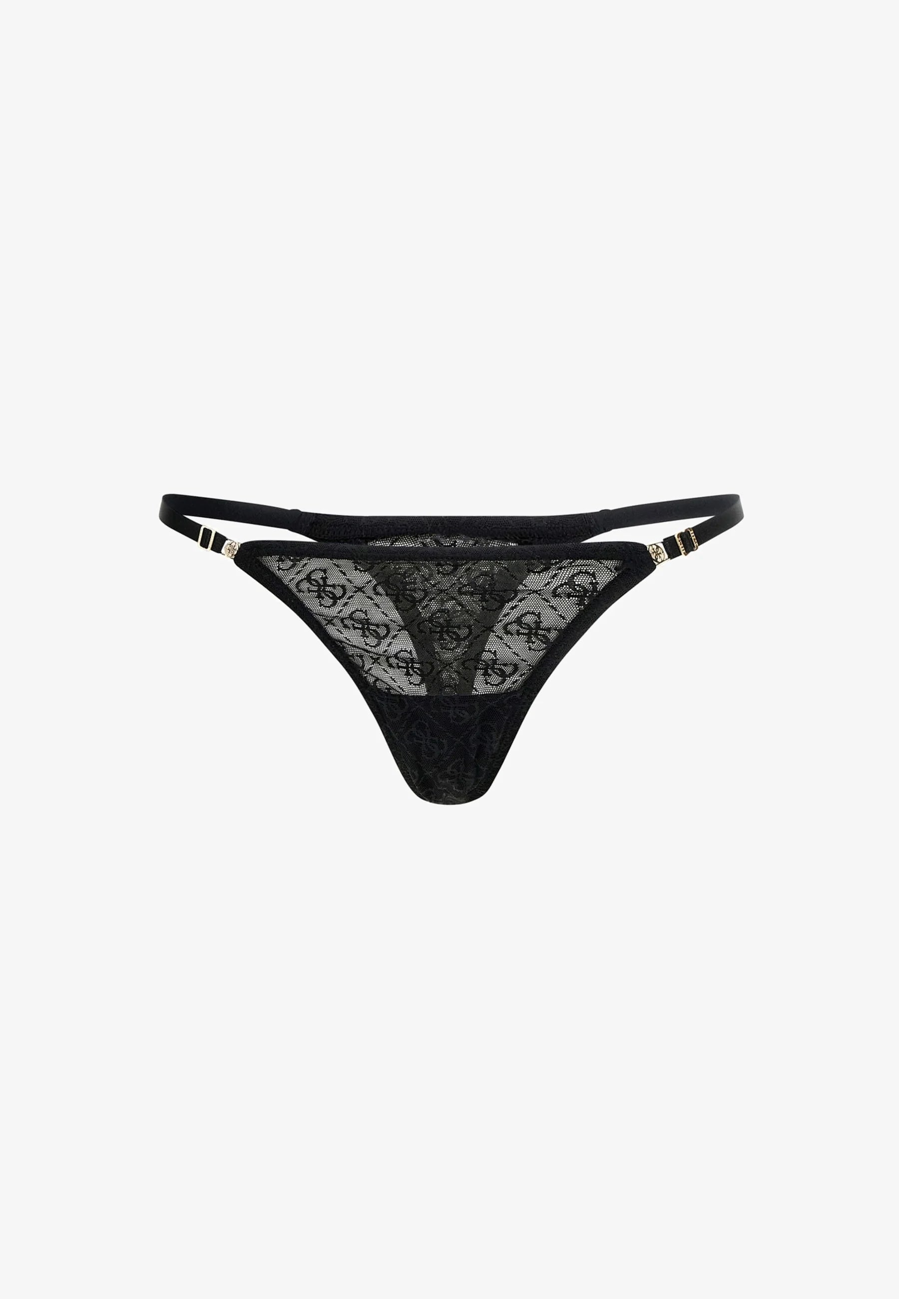 Tanga Guess Nora Lace – černá