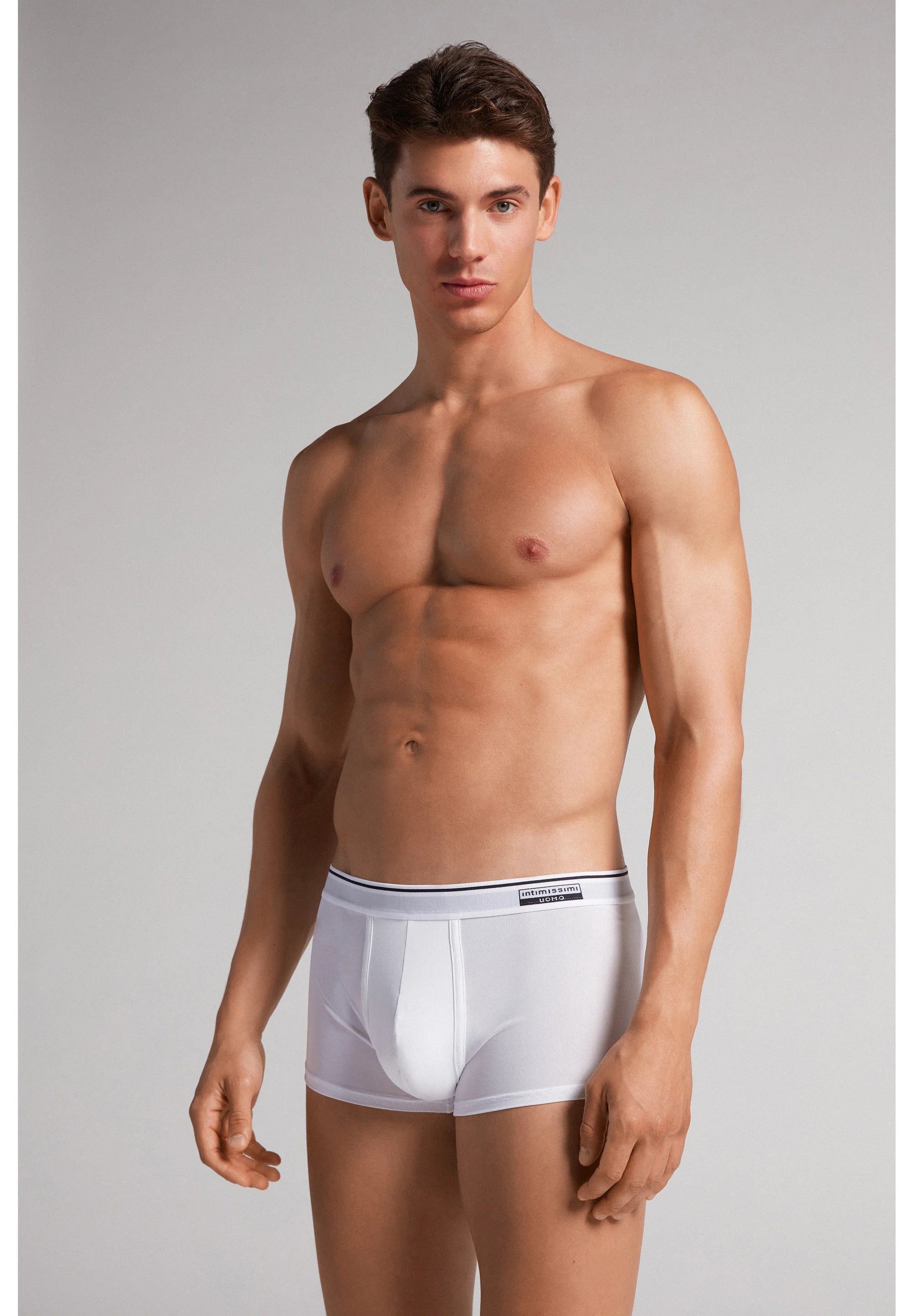 IUMAN Intimissimi Uomo Super Fresh Trunks – Weiß