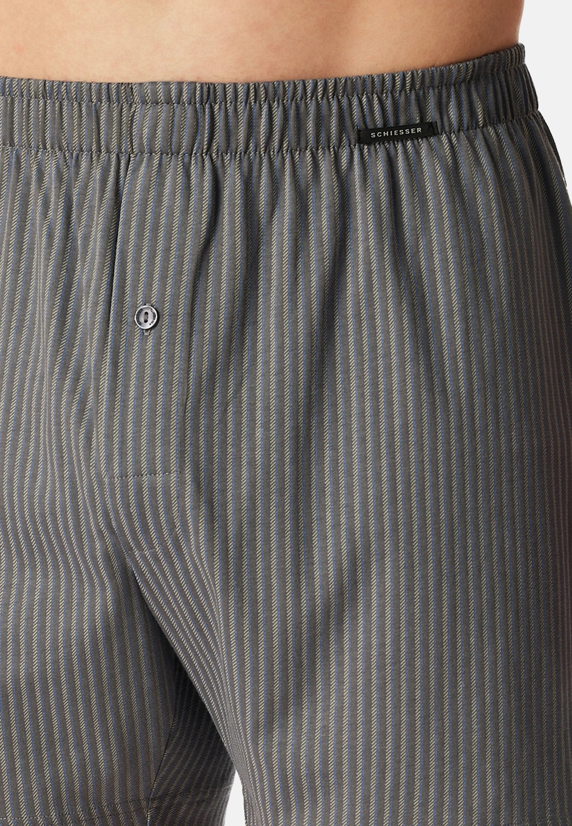 Boxerky Schiesser Single Jersey 6 Pack – černá, šedá