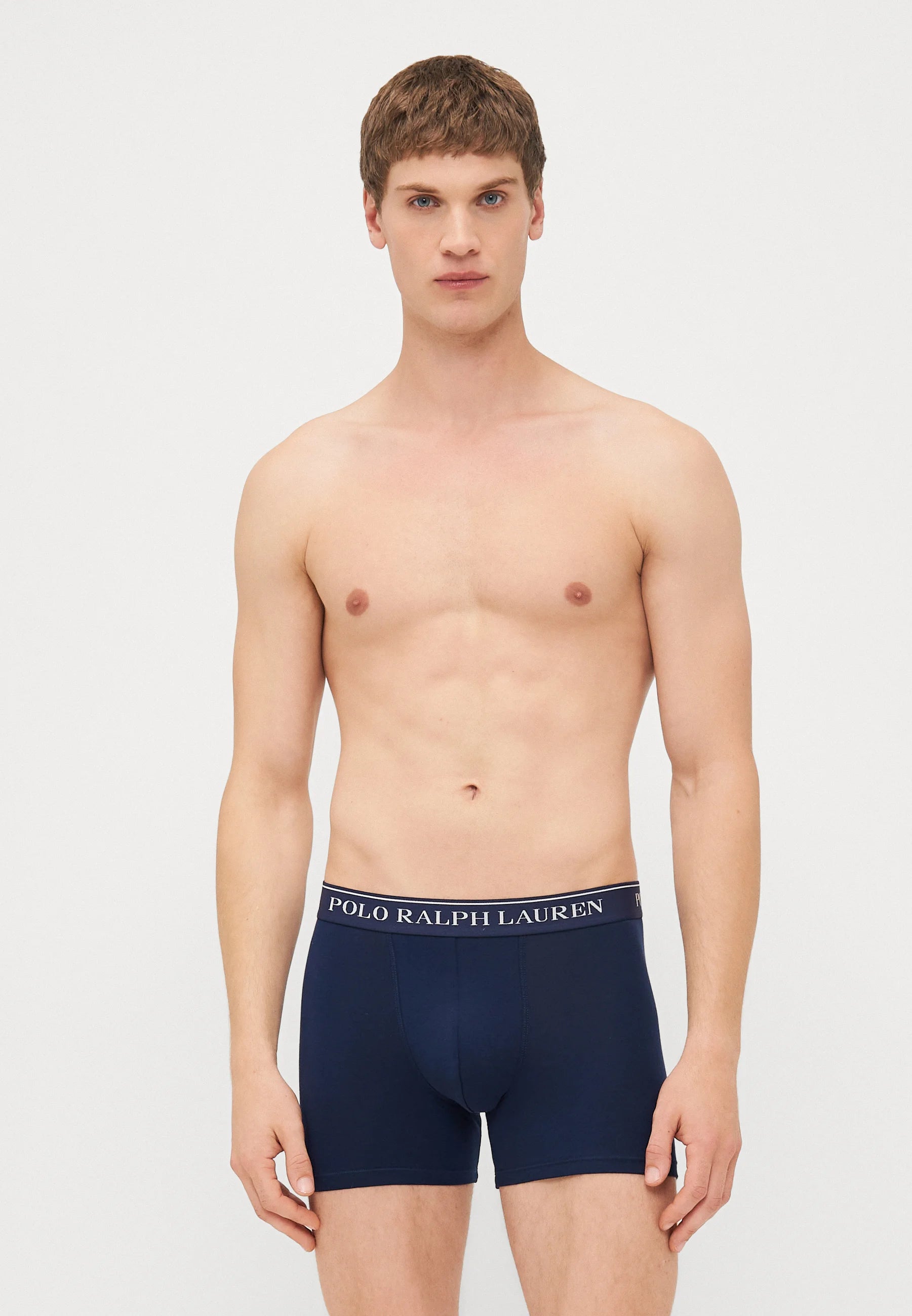 Polo Ralph Lauren Cotton Stretch Boxer Briefs – 3 Pack – Berry, Purple, Navy