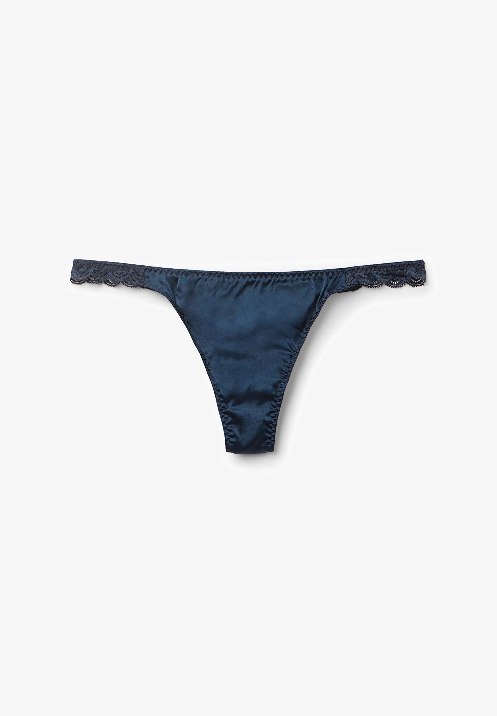 String Satin de Soie Intimissimi – Bleu Intense