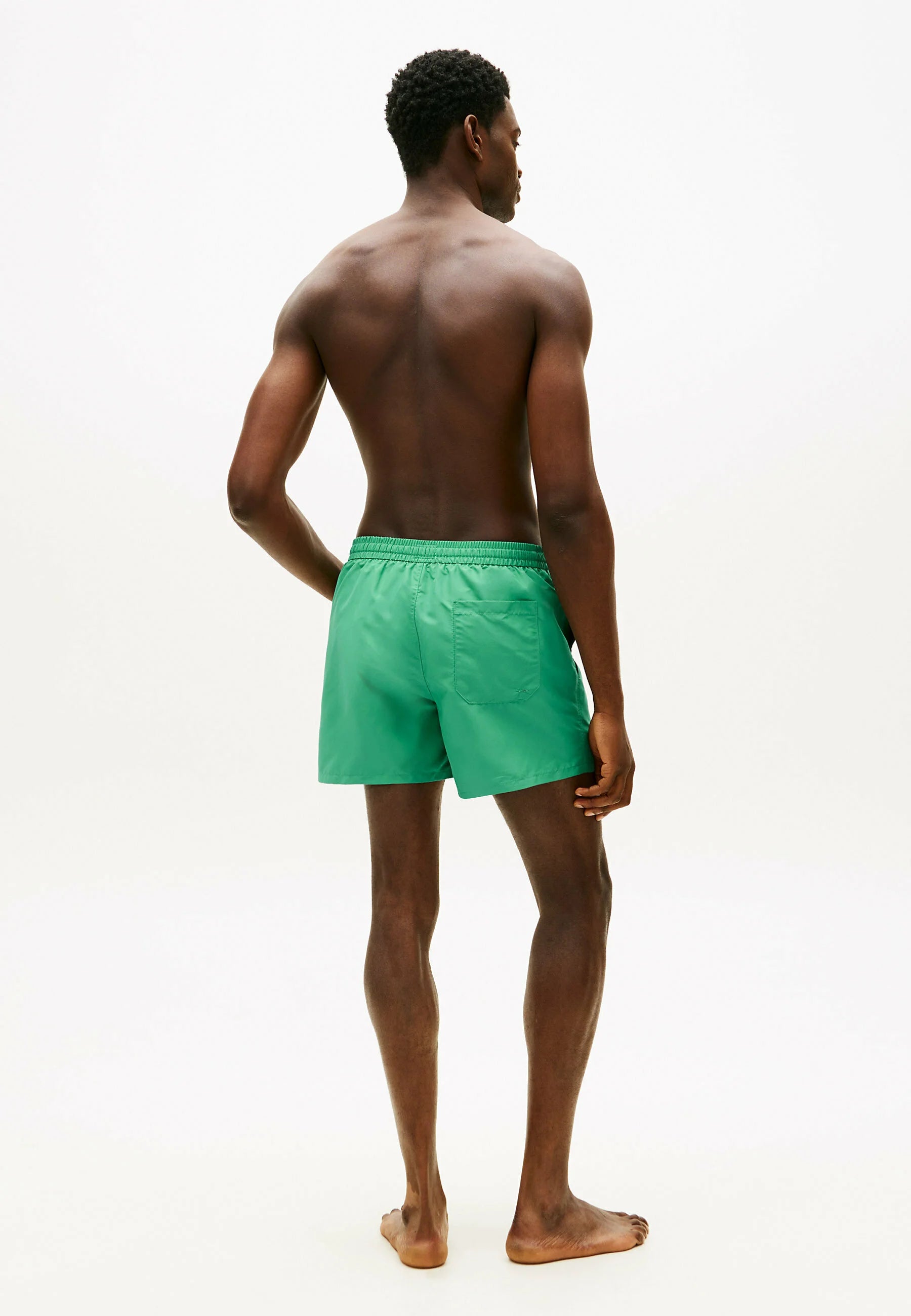 Short de bain Tommy Hilfiger Heritage Logo – Vert Bahama