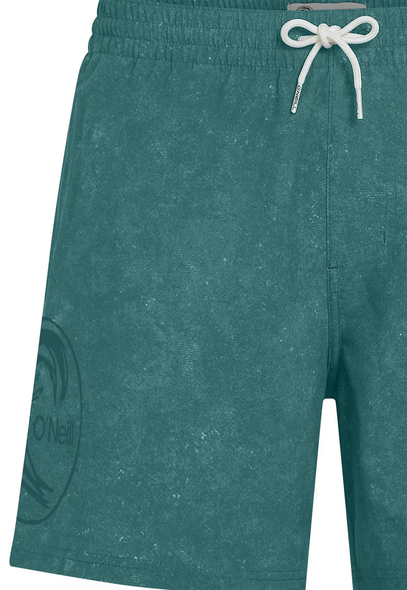 Short de bain O'Neill Cali Ocean - Green Originals Acid Wash
