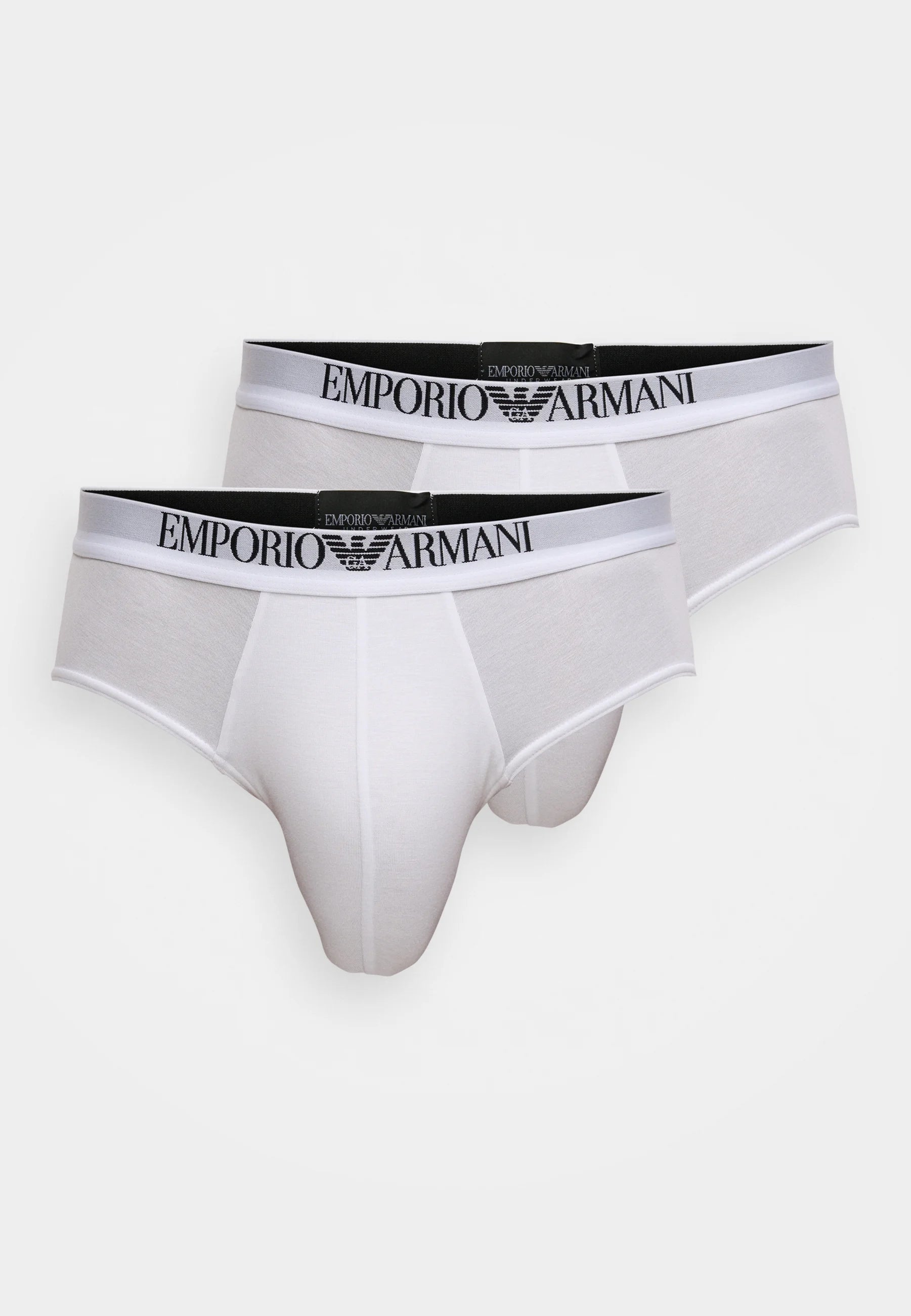 Emporio Armani Slips 2er-Pack – Weiß