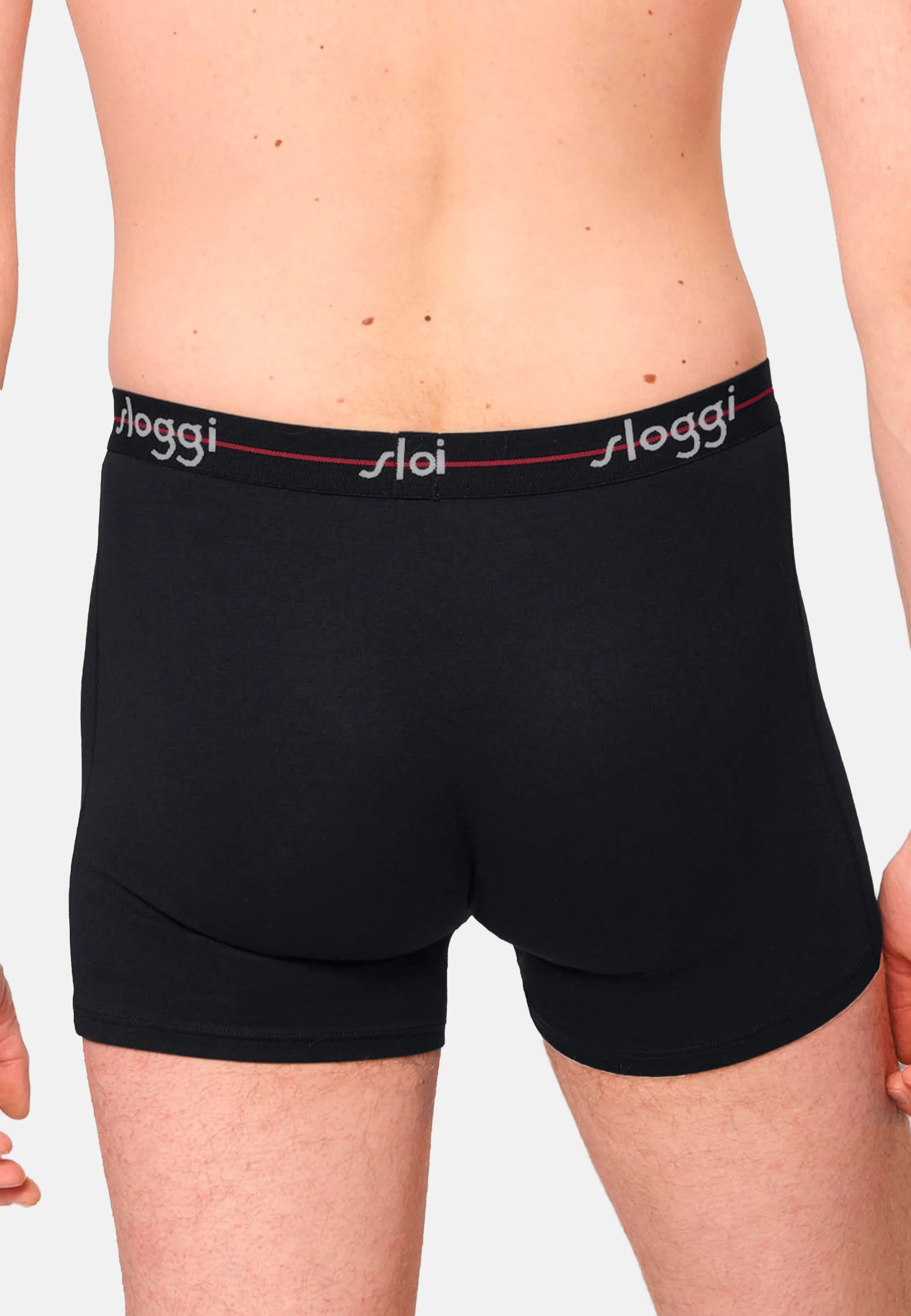 Sloggi Boxer Briefs 4 Pack – Red , Dark Combination