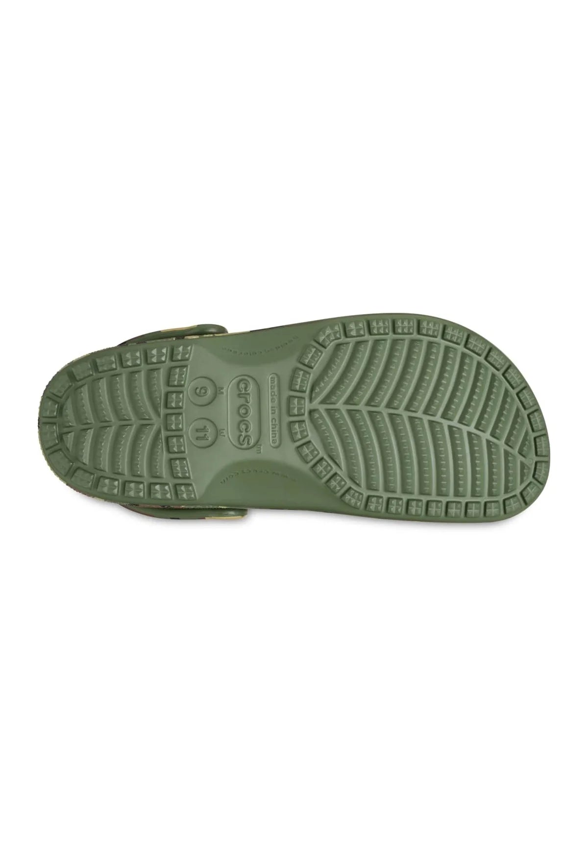 Crocs Classic Camouflage Clog – Armeegrün Multi