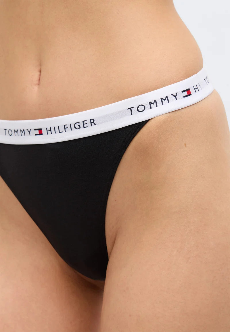 Tommy Hilfiger Essential Logo Lot de 5 – Noir