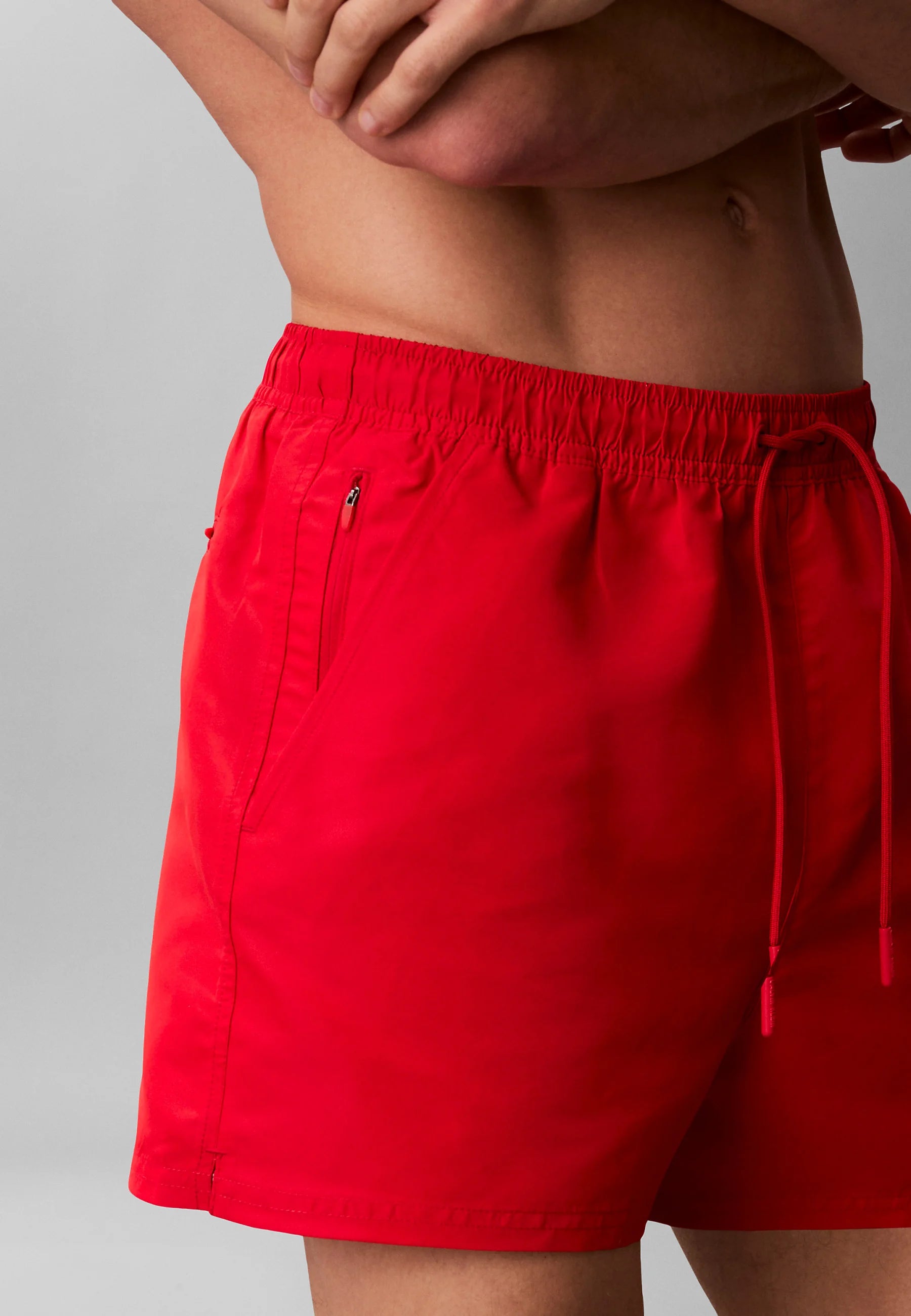 Calvin Klein Šortky se stahovací šňůrkou – Ageed Redwood
