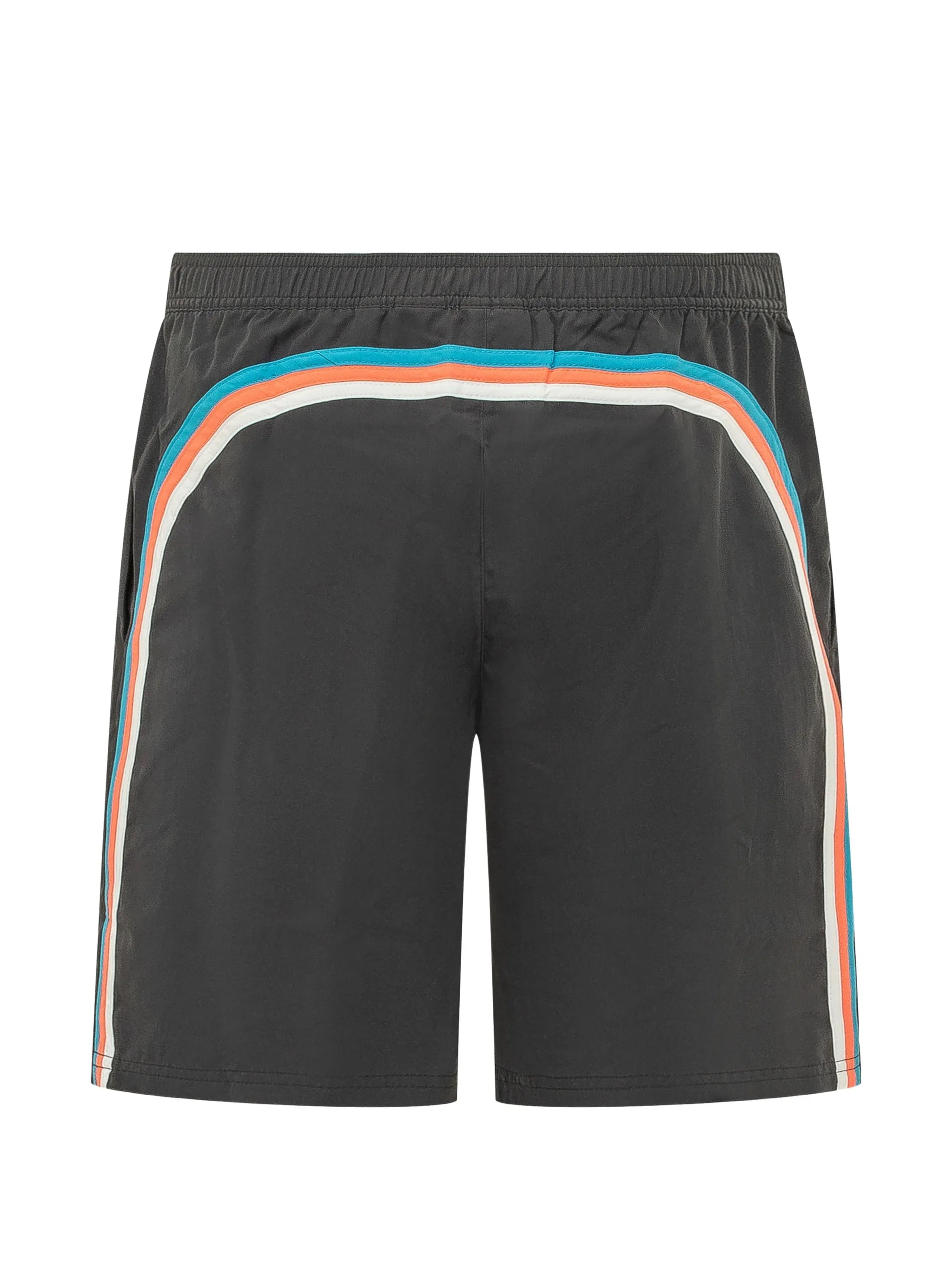 Plavkové šortky SUNDEK Rainbow Stripe – černé