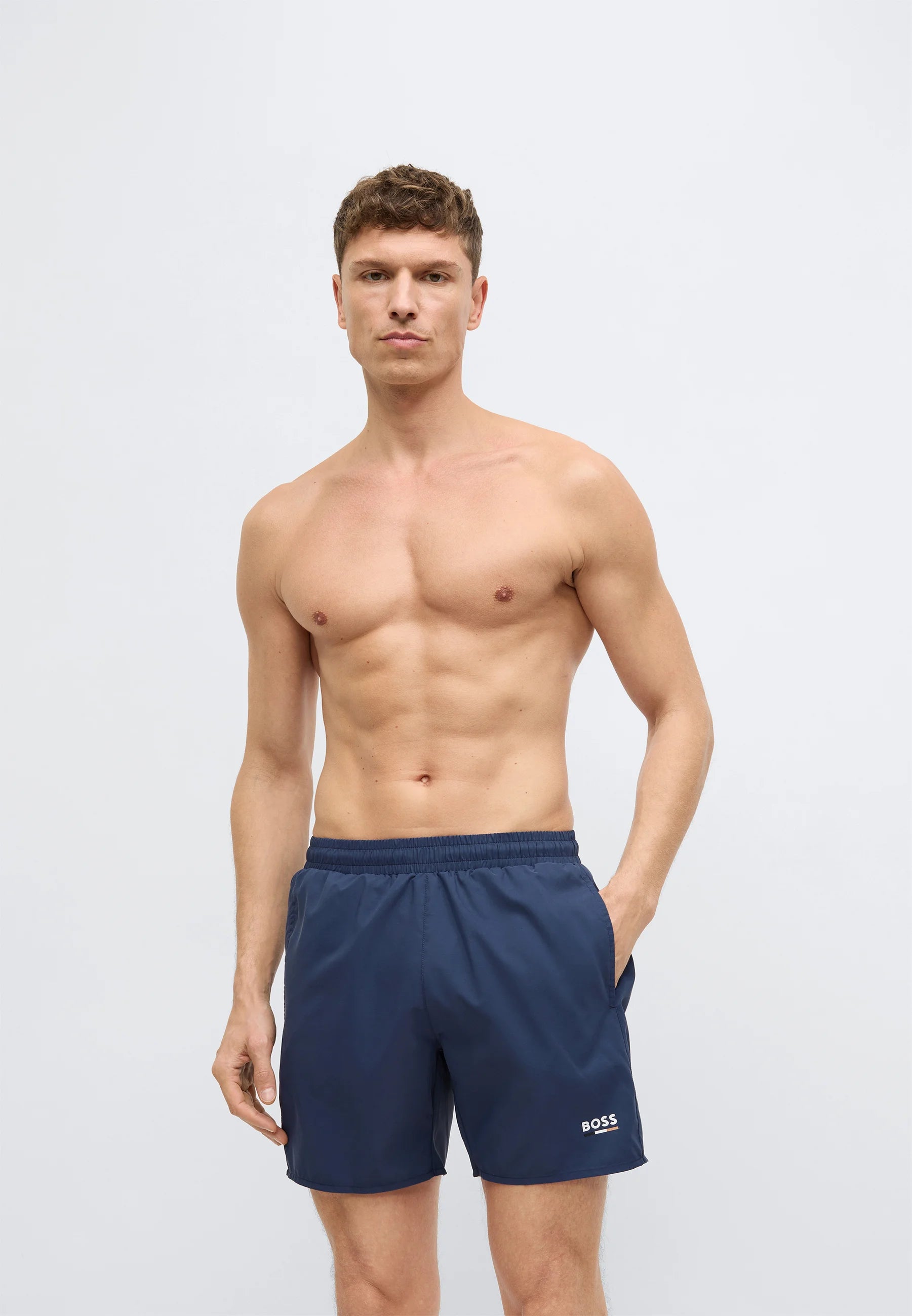 Short de bain BOSS Swordfish – Bleu marine