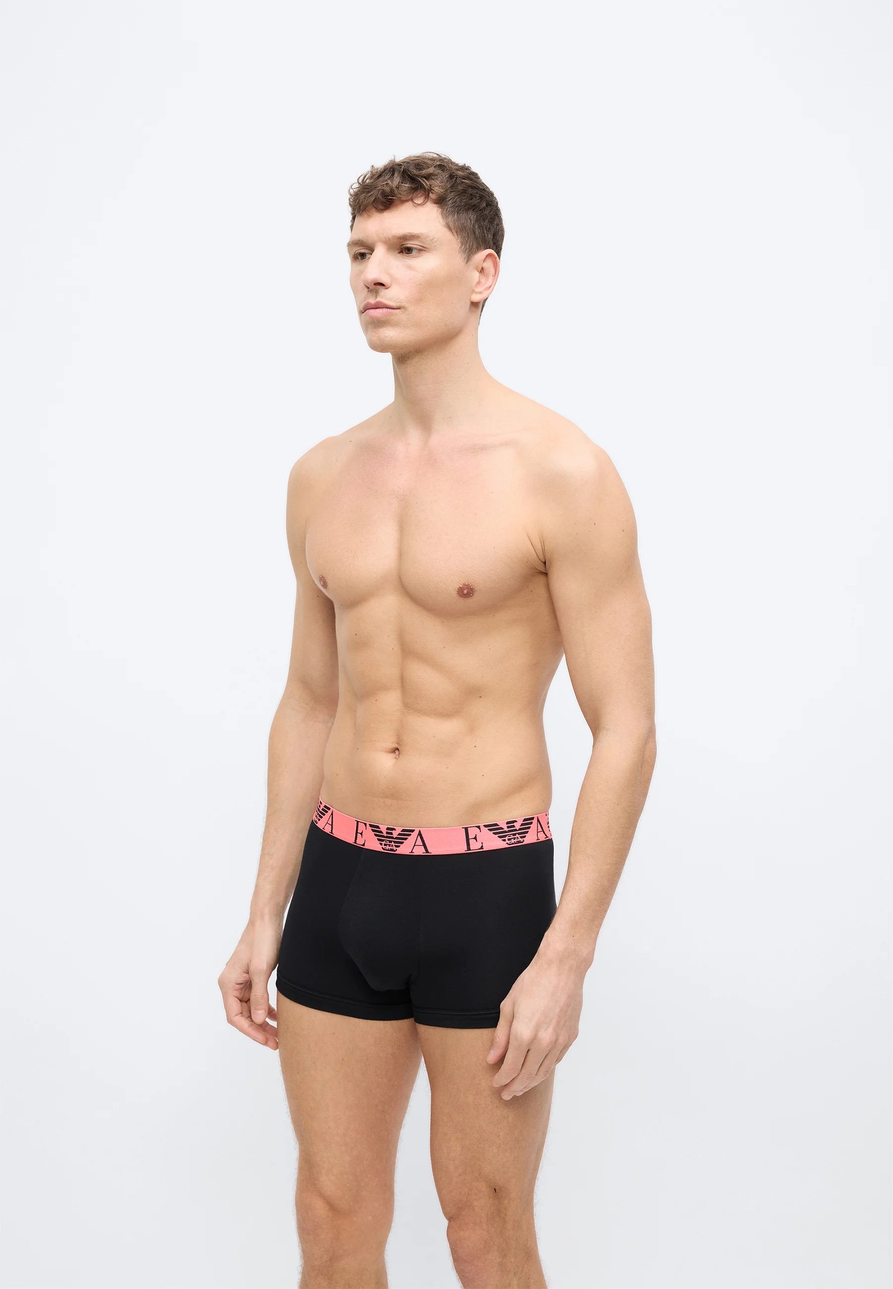 Emporio Armani BOLD Monogram 6er-Pack Unterhosen – Schwarz, Blau