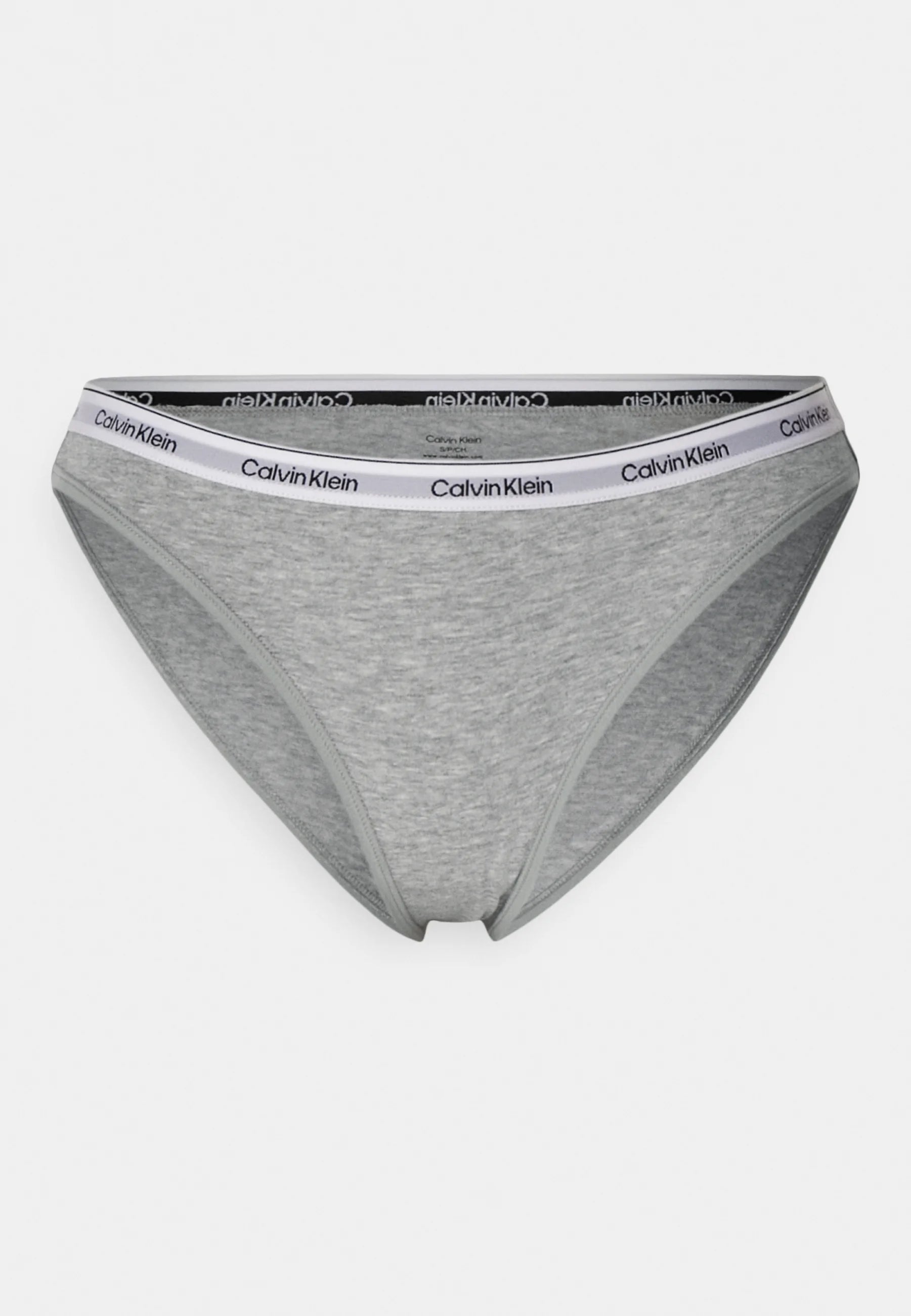 Lot de 3 slips Calvin Klein Modern Logo, noir, blanc, gris chiné