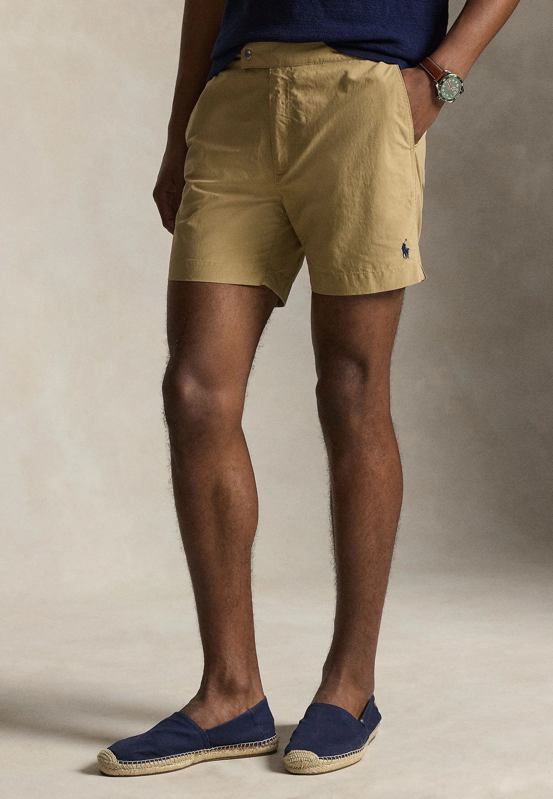 Plavecké šortky Polo Ralph Lauren Cafe Tan Monaco – Béžová