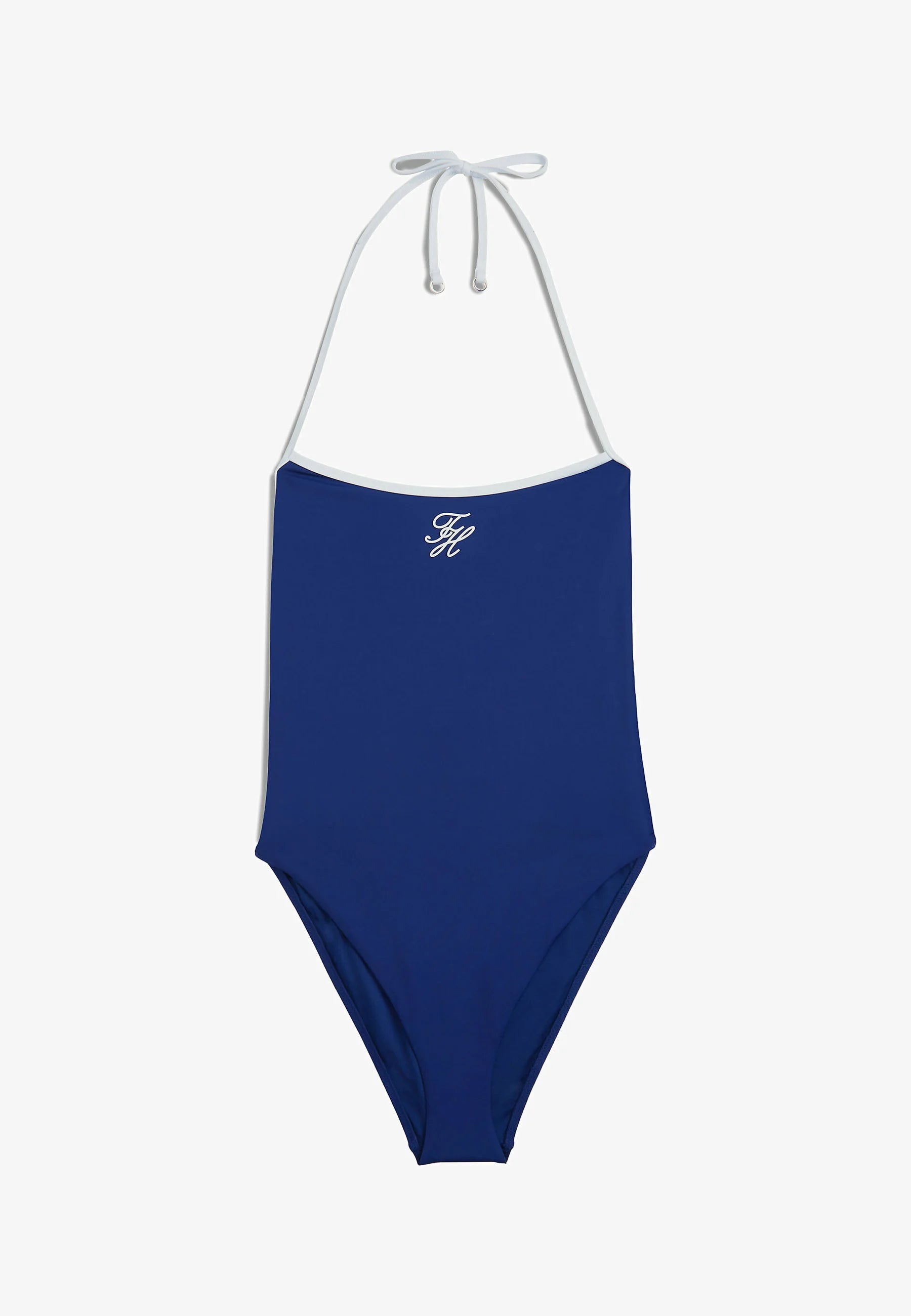 Tommy Hilfiger Halterneck Swimsuit – Preppy Navy