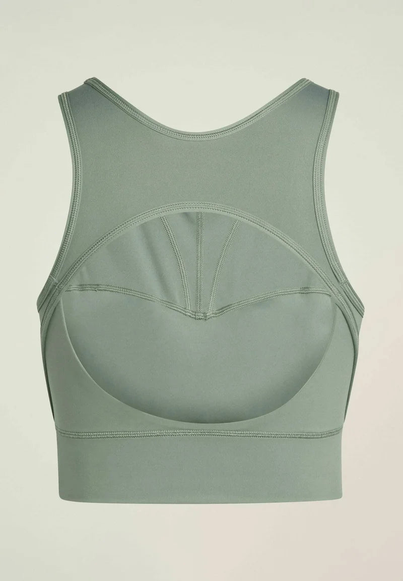 Soutien-gorge de sport Adidas by Stella McCartney Training Crop Medium Support - Vert pierre