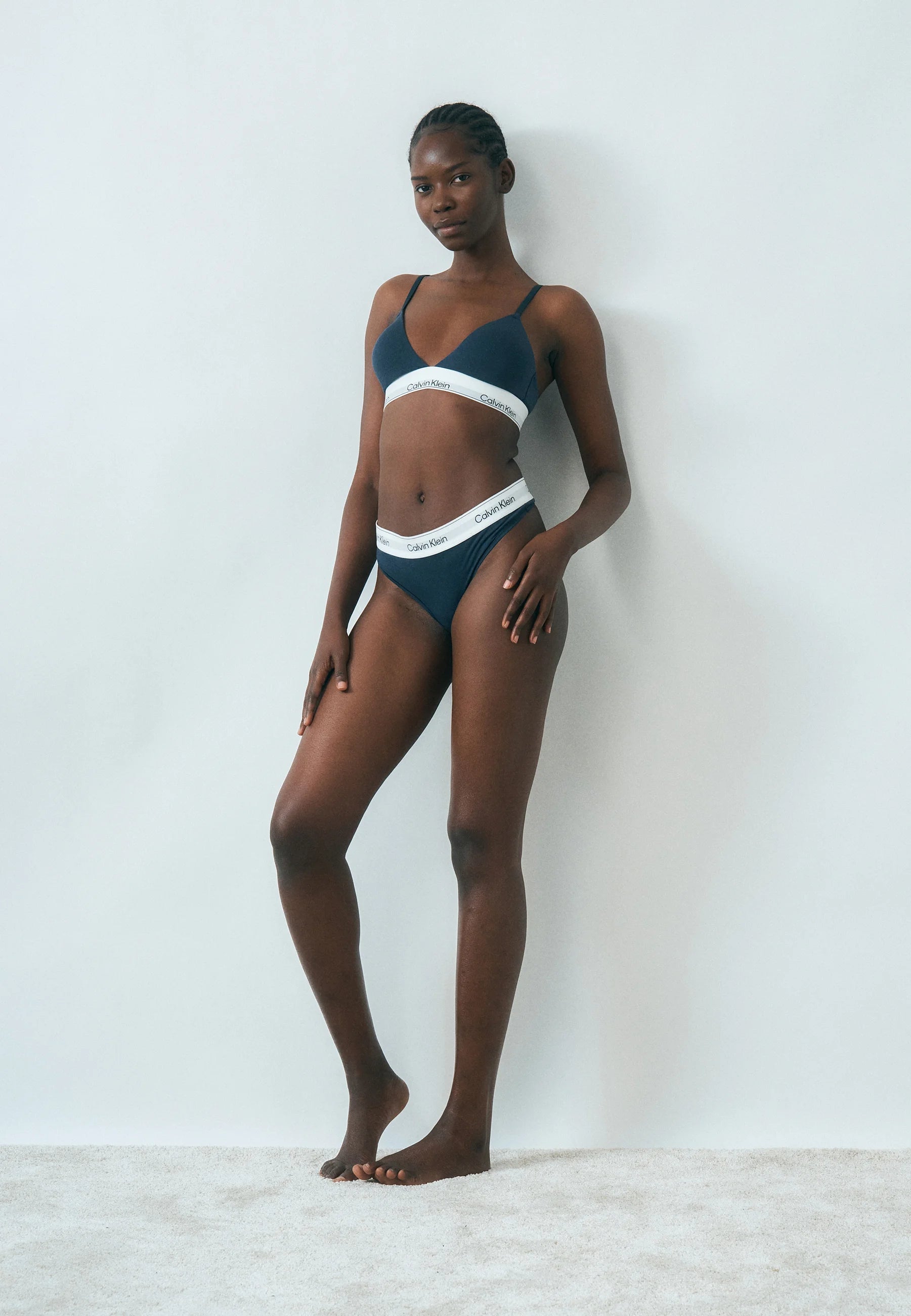 Stringi Calvin Klein Icon – niebieskie