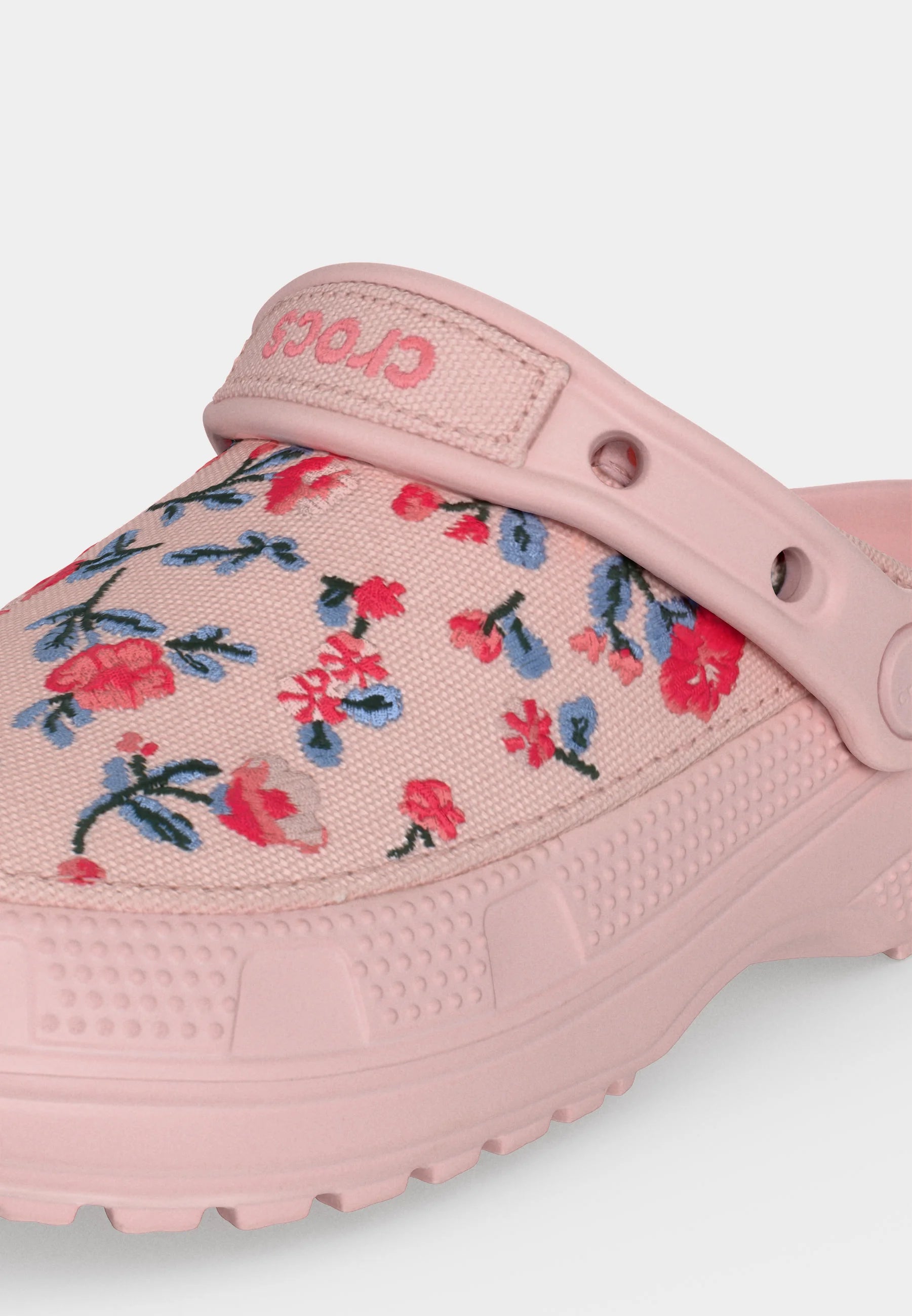 Crocs Classic Crafted Floral Unisex Mules – Candy