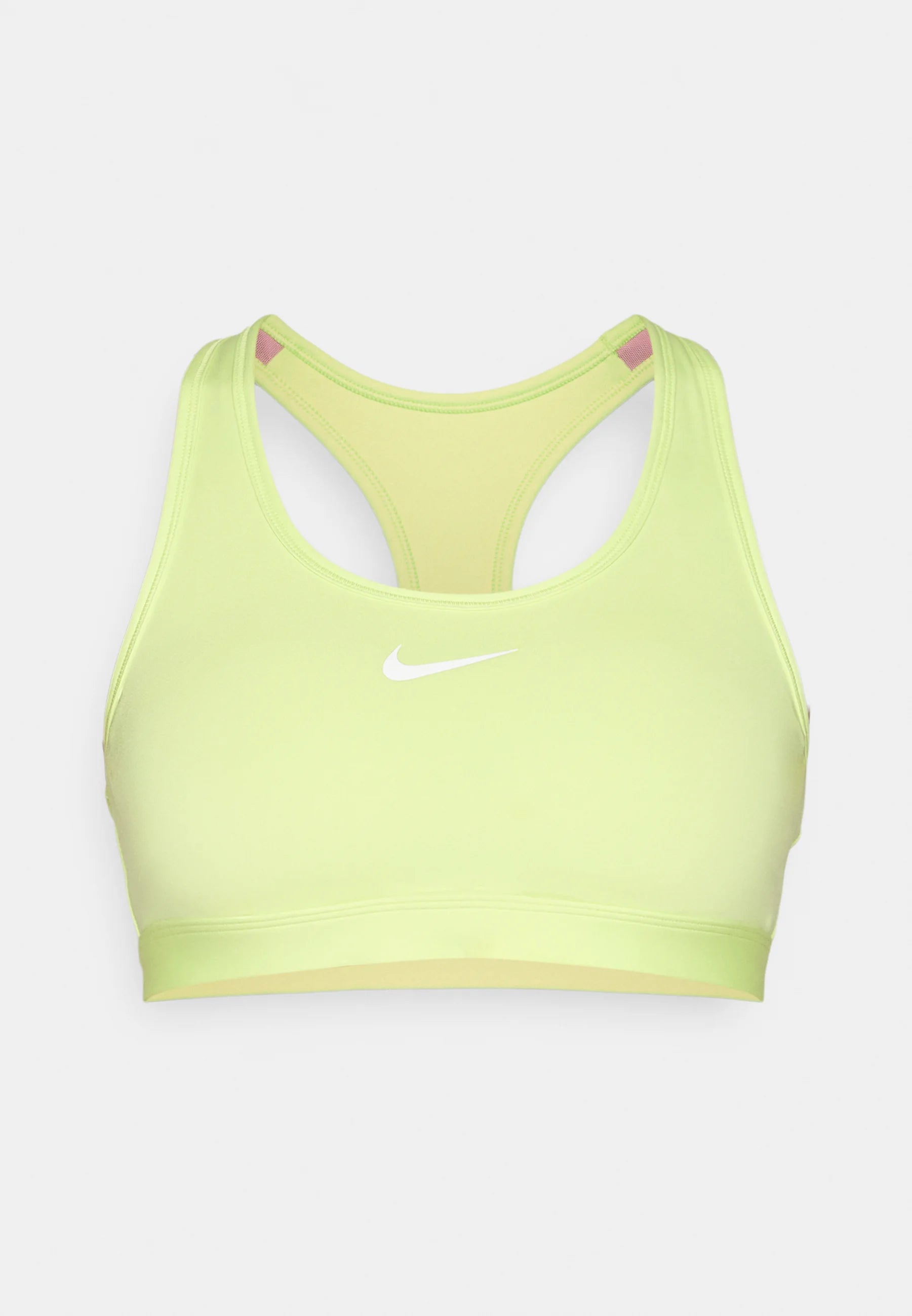 Nike Medium Support Sports Bra – Light Lemon Twist, White