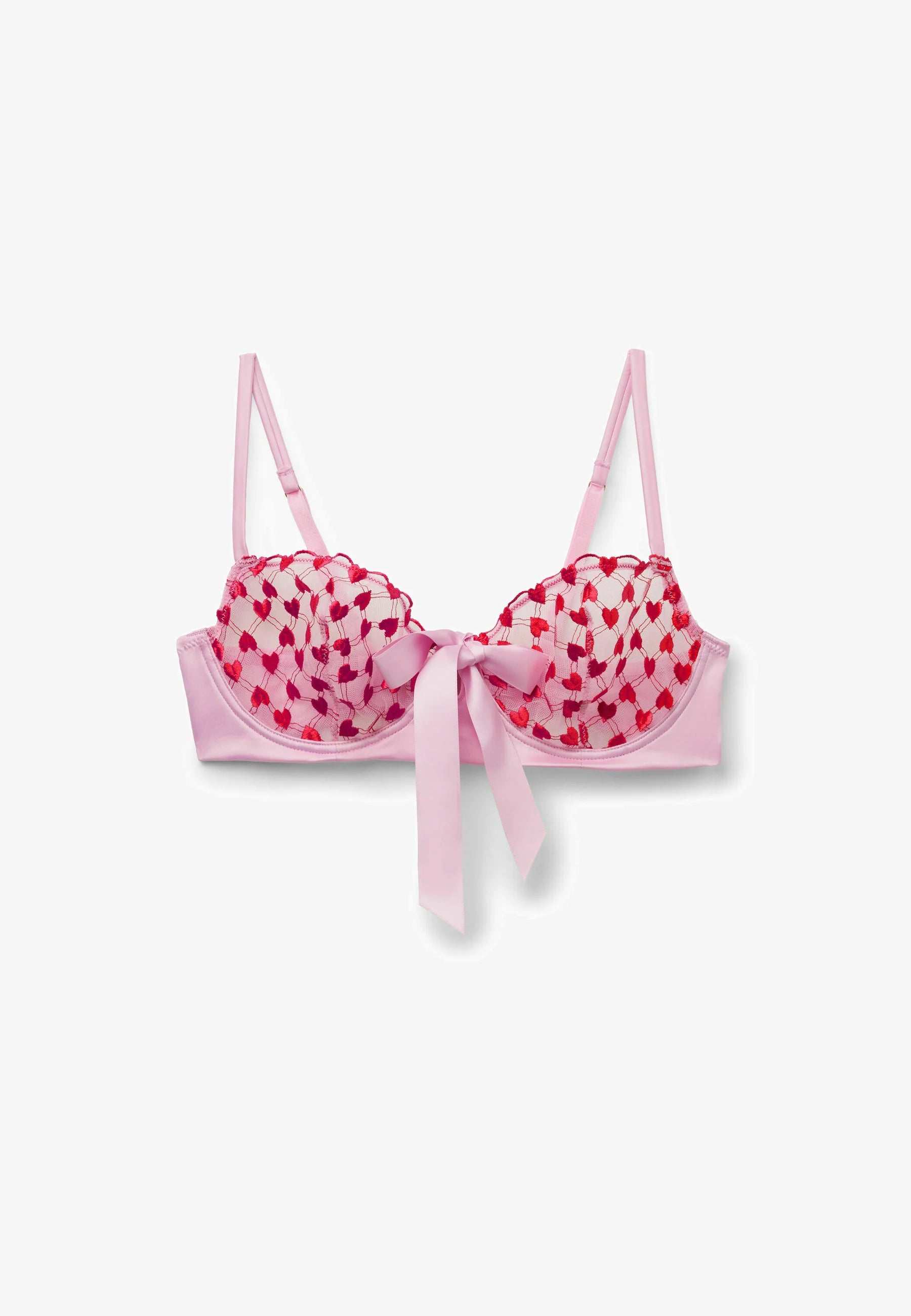 Podprsenka Intimissimi The Love Club s kosticí – růžová