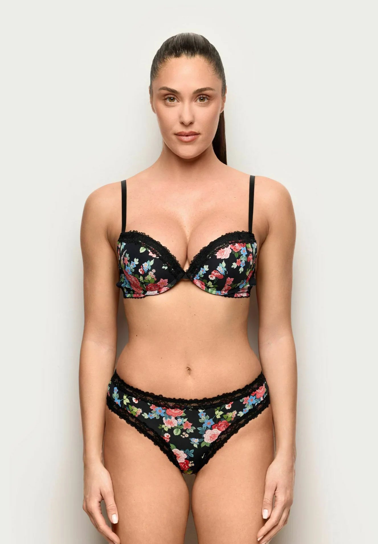 Brazilské kalhotky Yamamay Culotte – černé, růžové, modré