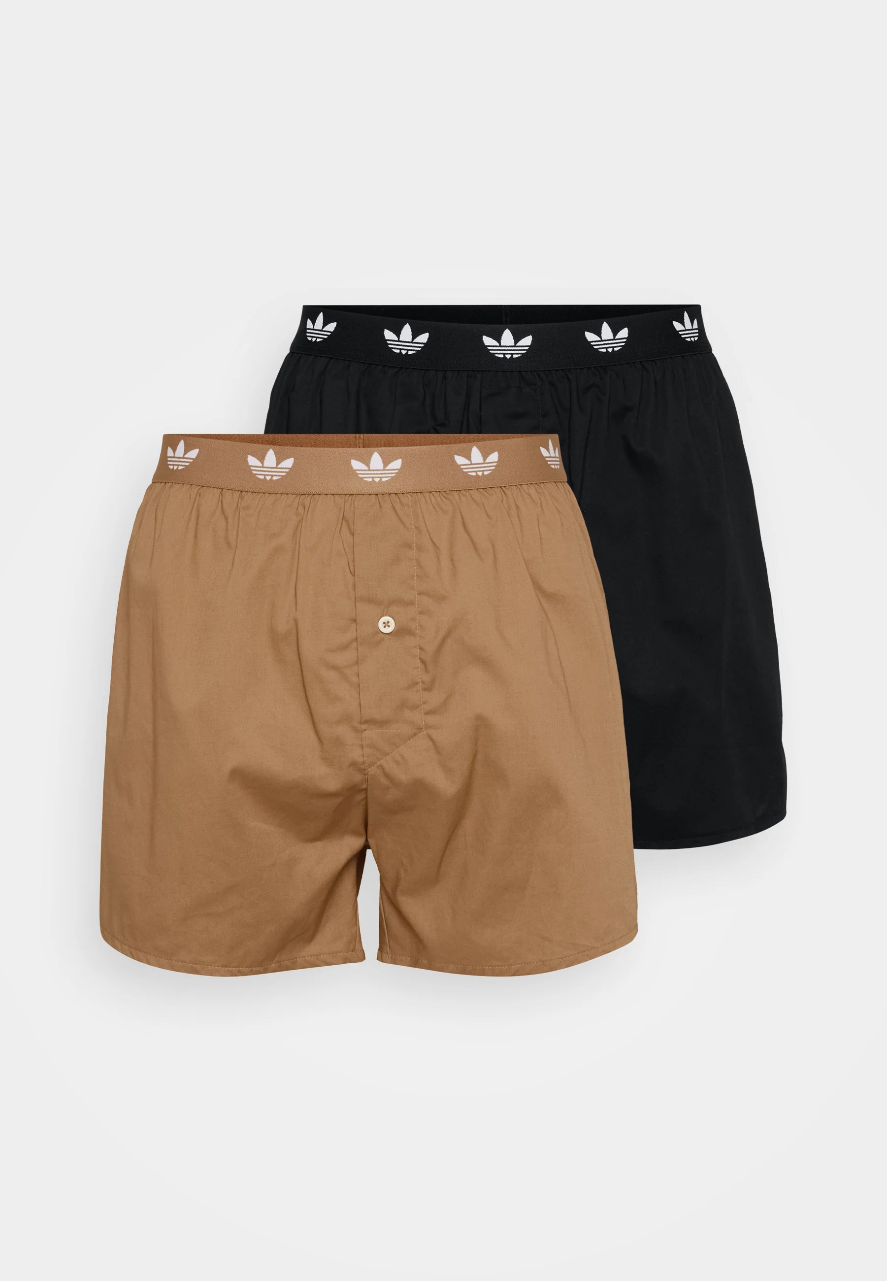 Boxerky Adidas Originals 2 Pack – hnědé, černé