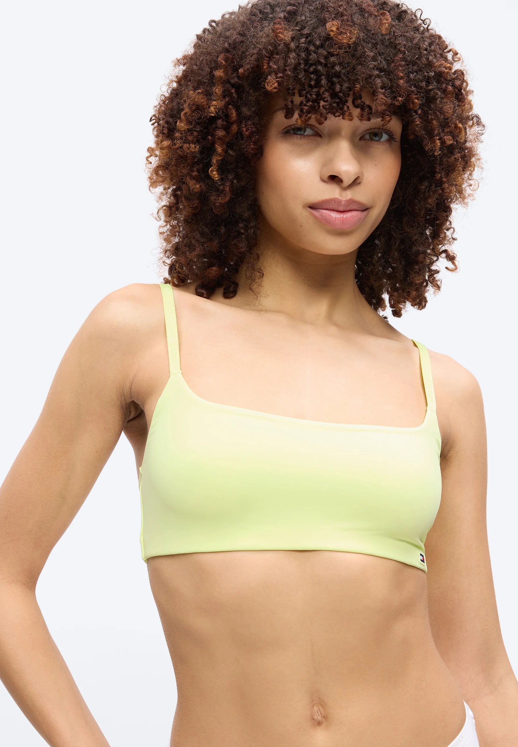 Tommy Hilfiger Essentials Scoop Neck Bralette – Faded Fluorescent