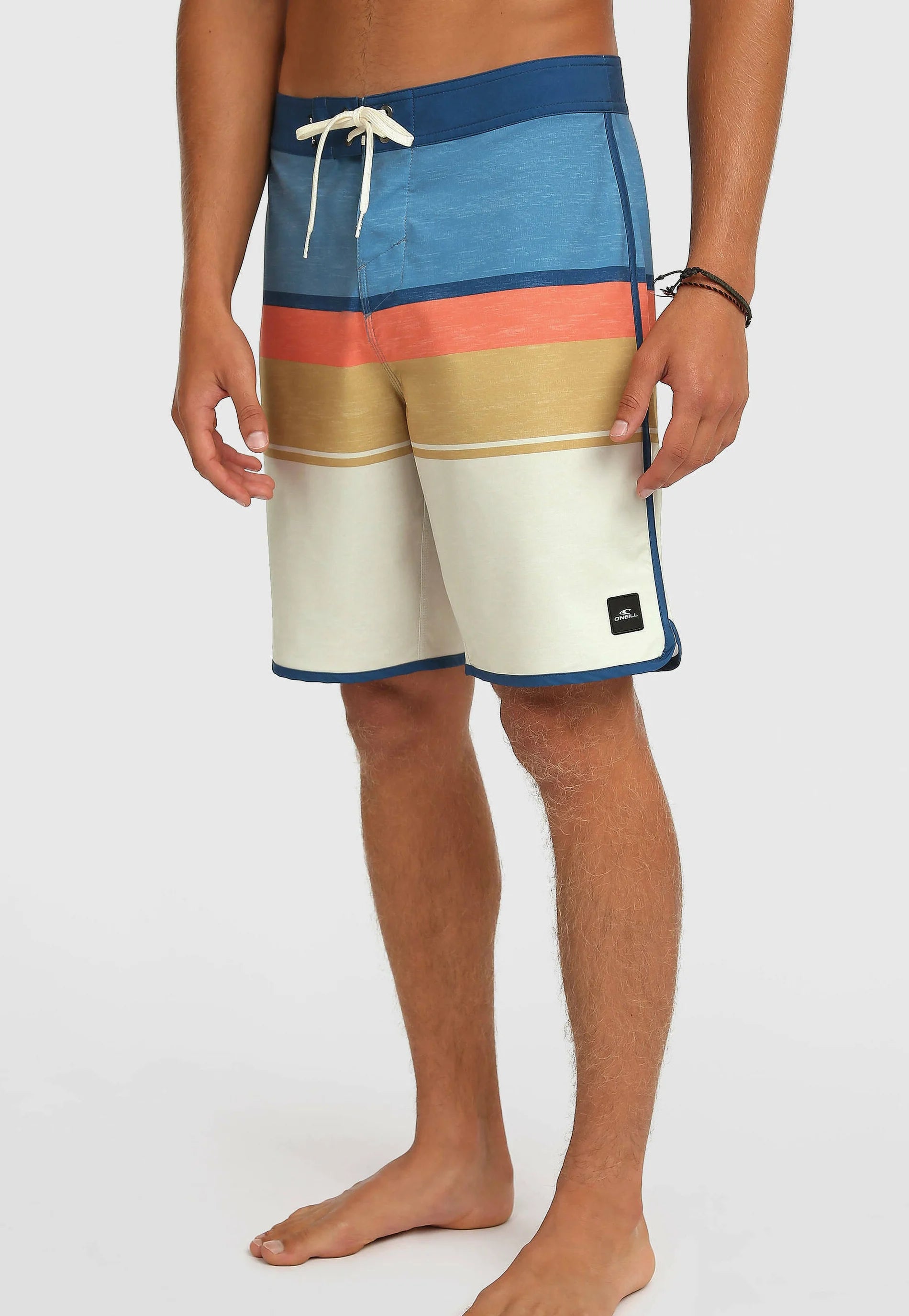 O'Neill Lennox Scallop 19 Swim Trunks – Light Khaki Lennox Scallop