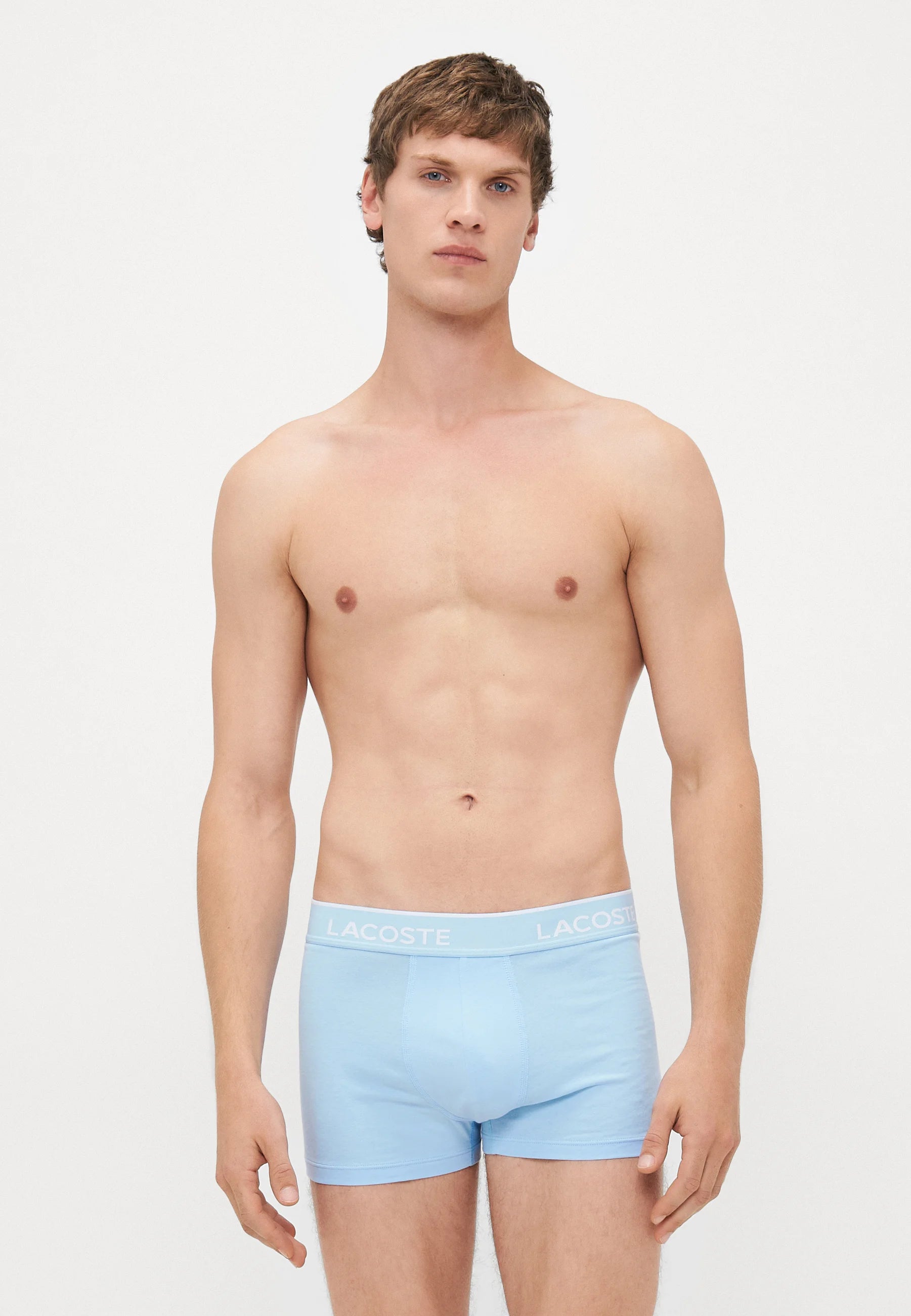 Lacoste Spodní prádlo Trunk 5 Pack Stretch Trunks – přehled, Methylen, Navy Blue