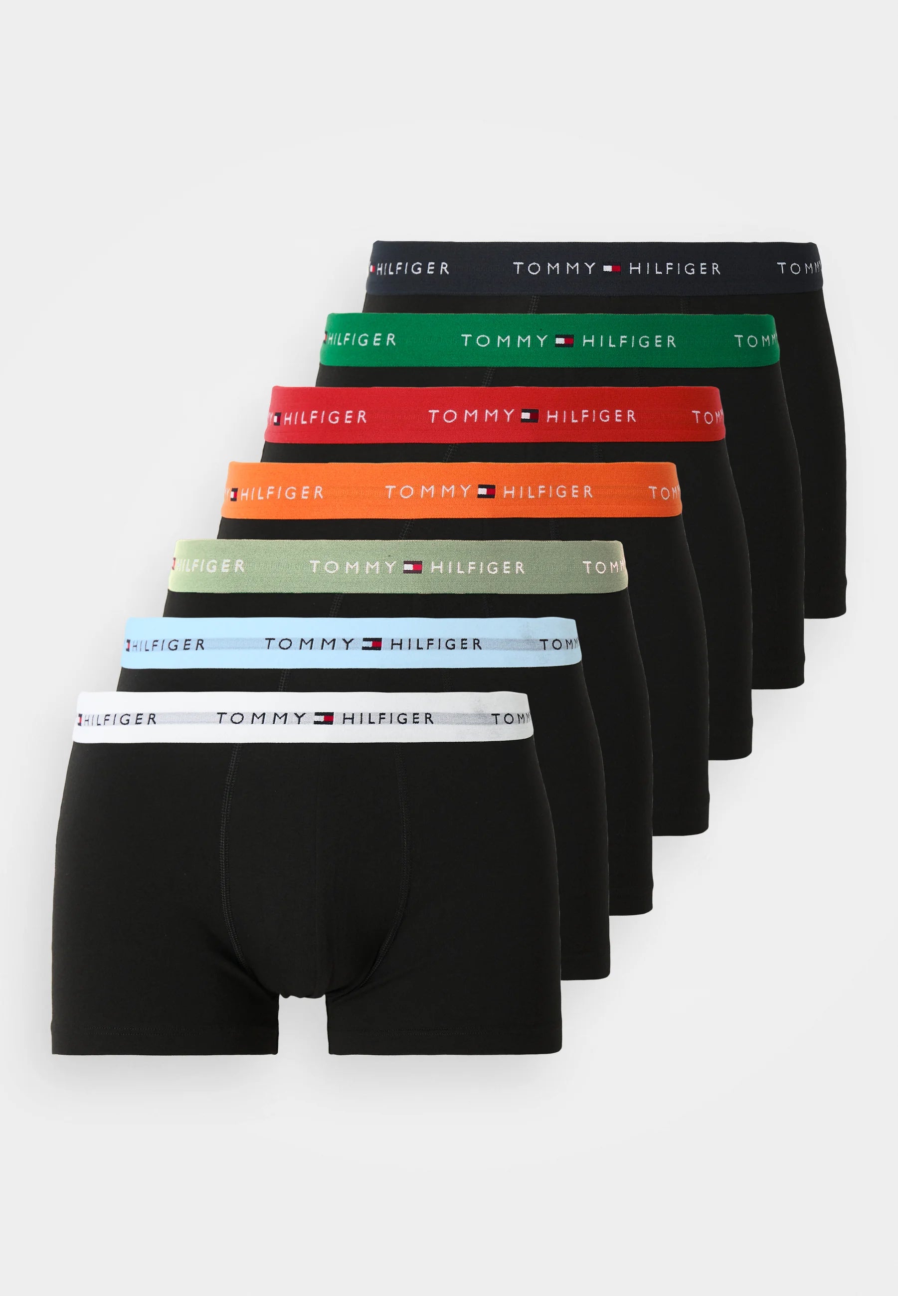 Tommy Hilfiger Trunk 7 Pack – Noir, Multicolore