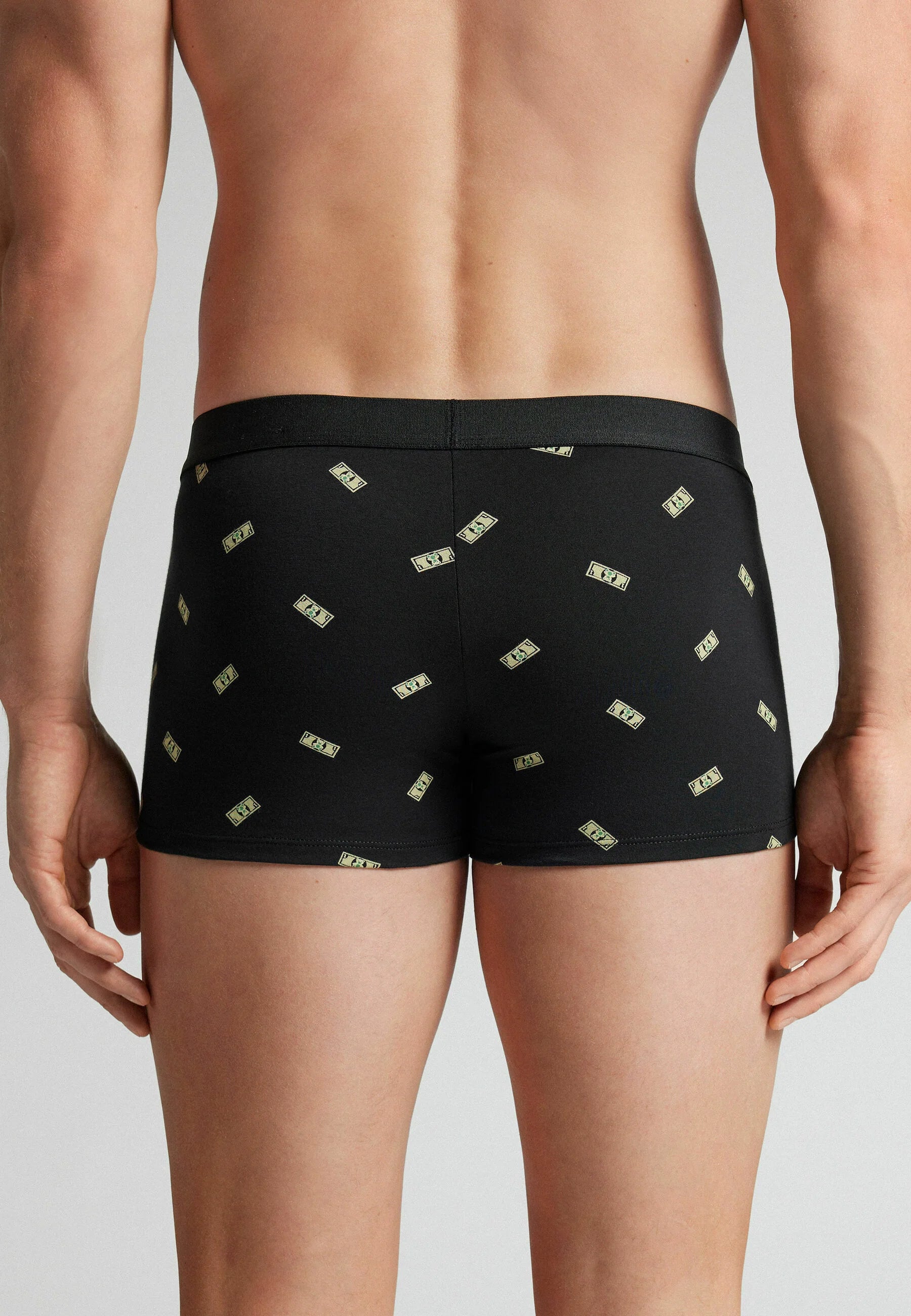 Bauli IUMAN Intimissimi Uomo con stampa Superior – Nero