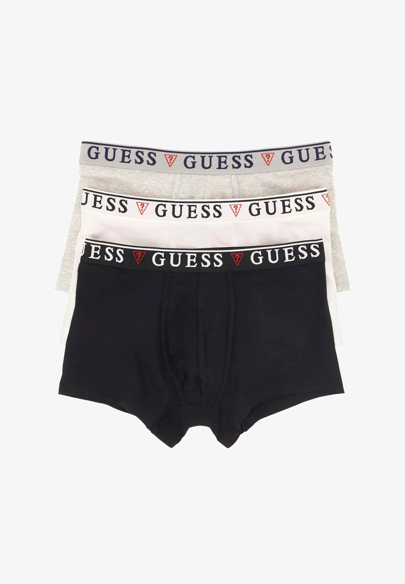 Guess Brian Hero 3er-Pack Unterhosen – mehrfarbige weiße Basis