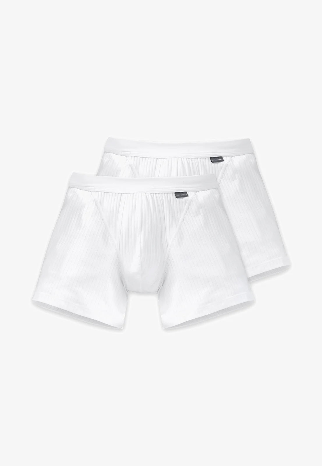 Lot de 2 boxers Schiesser Essentials Authentic - Blanc