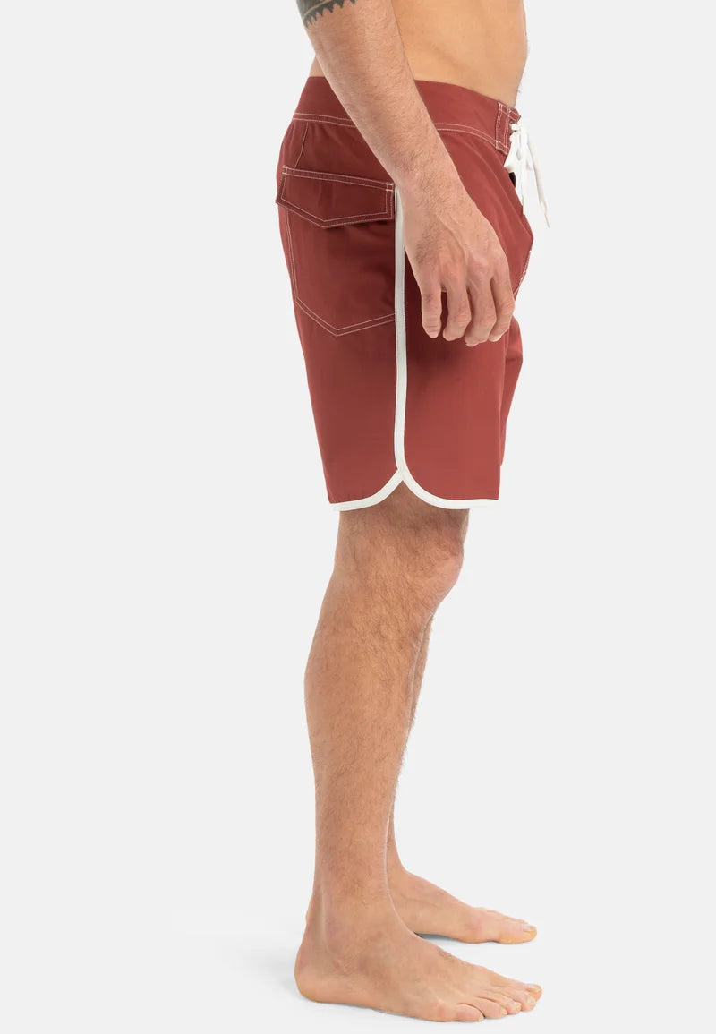 Quiksilver Original Scallop 18 Swim Shorts – Cyan