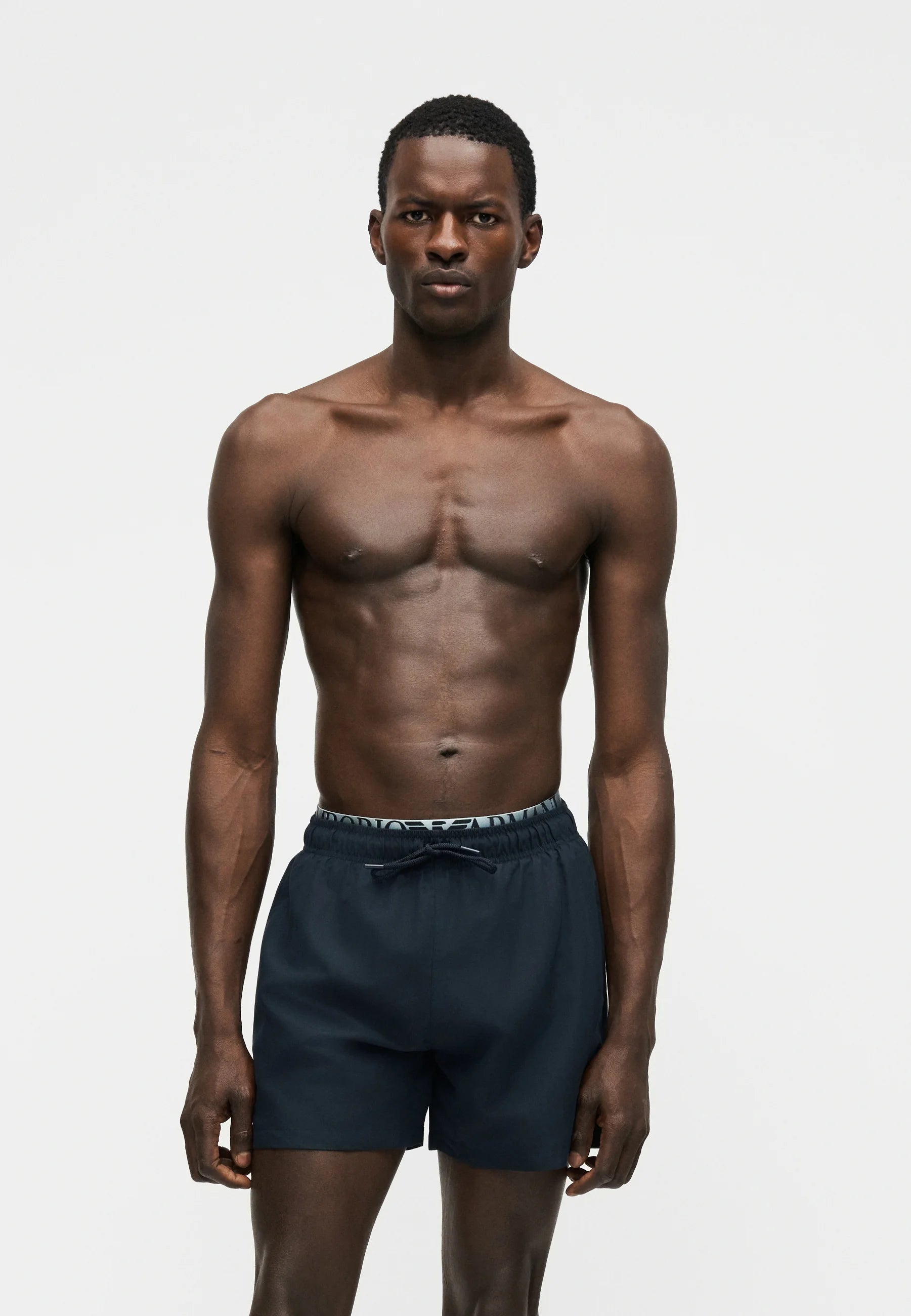Pantaloncini da bagno Emporio Armani EA7 Logoband - Blu