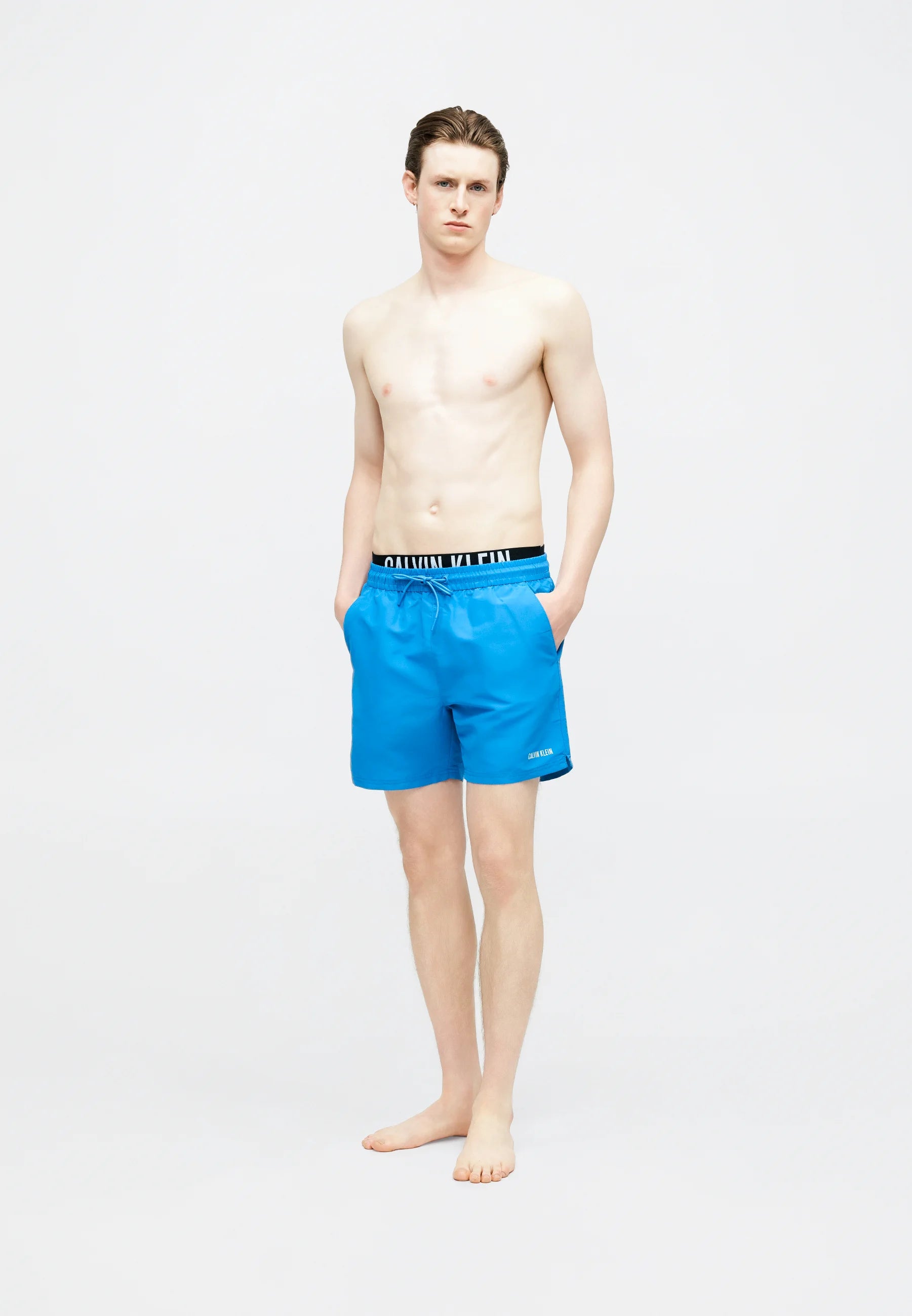 Calvin Klein Medium Drawstring Swim Shorts – Aegean Ocean