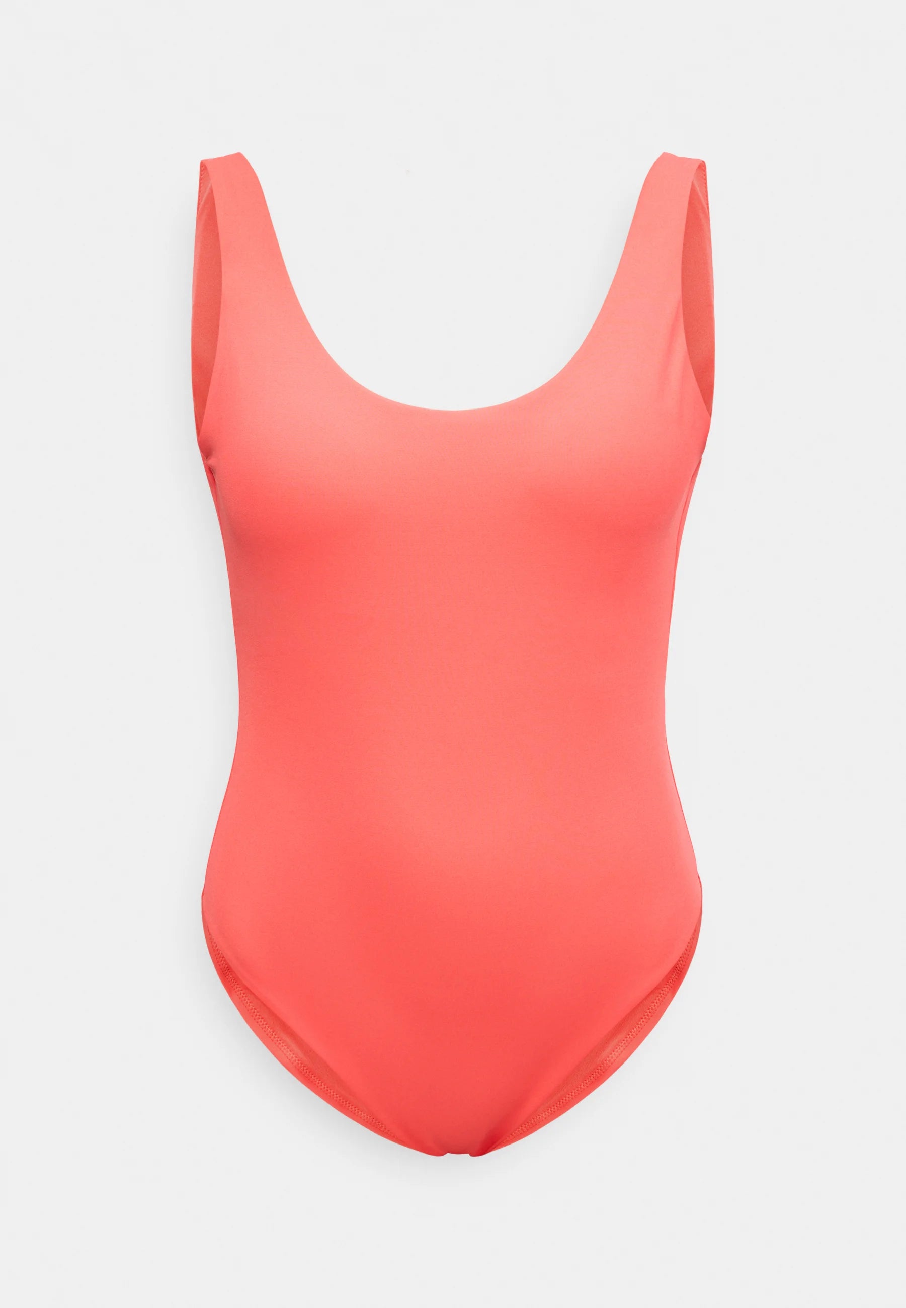 Calvin Klein Scoop Back Icon Einteiliger Badeanzug – Punch Pink