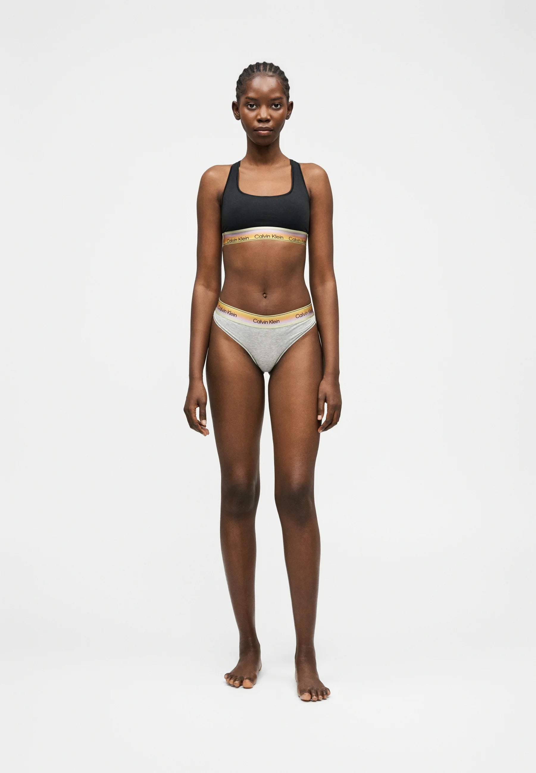 Soutien-gorge souple Bralette non doublé Calvin Klein Pride - Noir