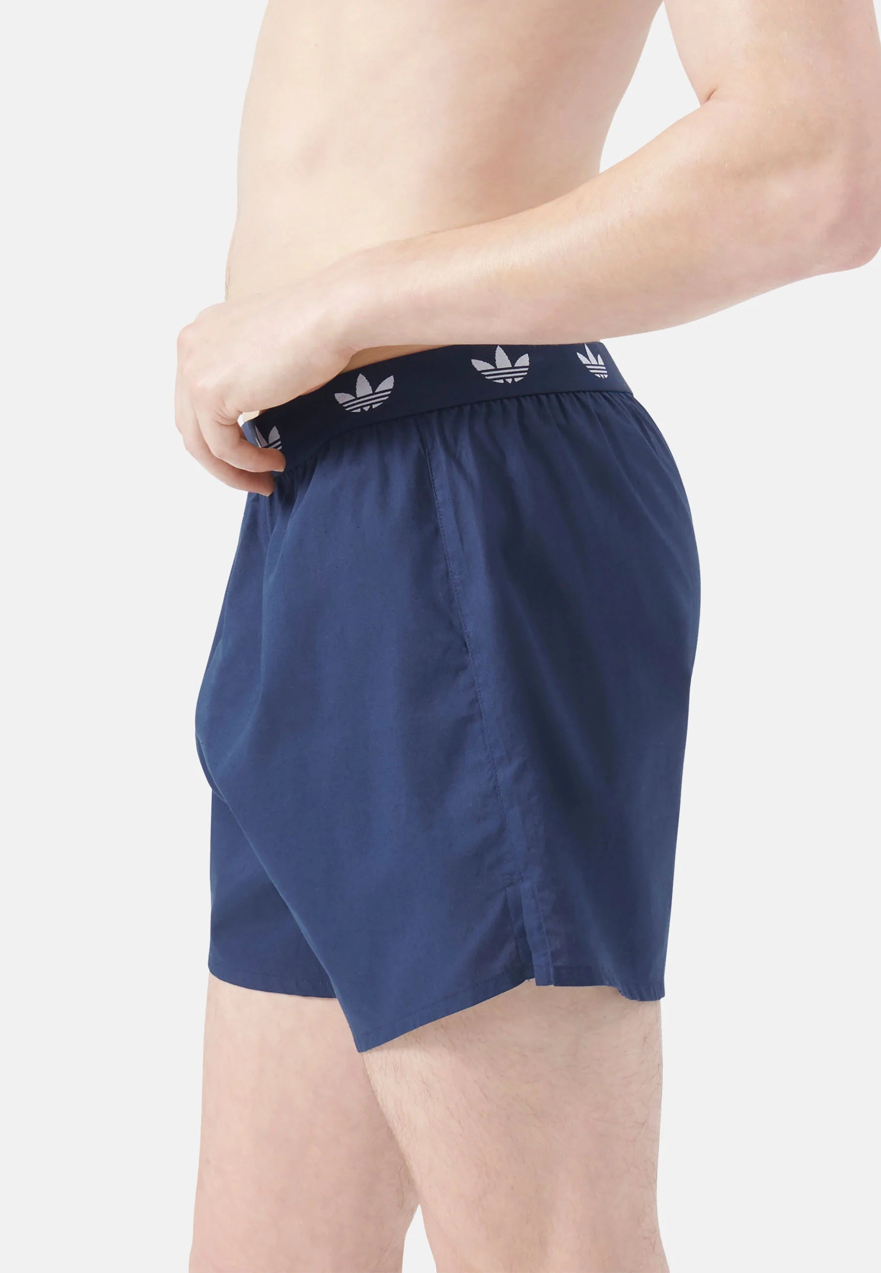 Adidas Originals Lot de 2 boxers – Bleu foncé, Bleu clair