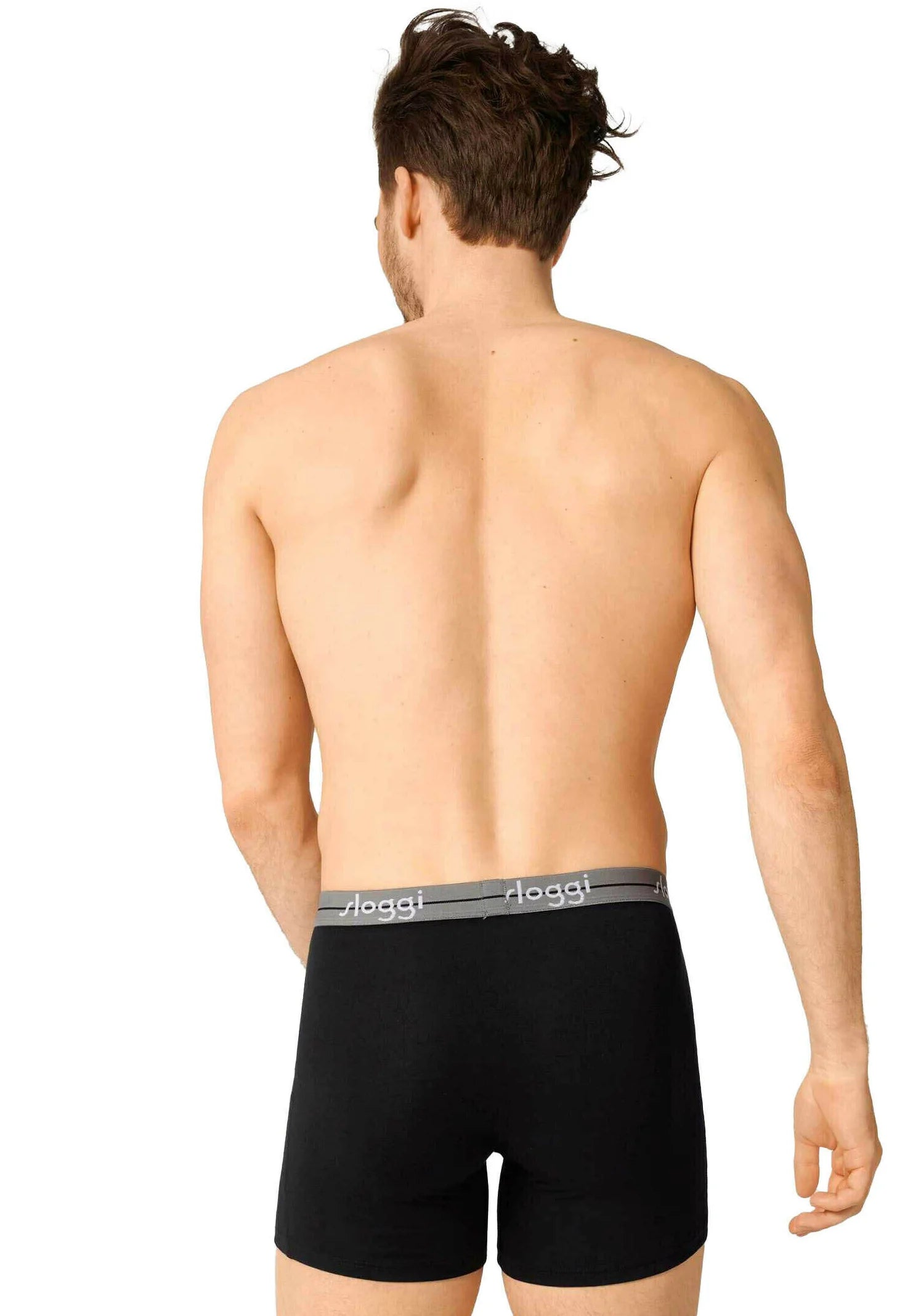 Sloggi Start Boxershorts 2er-Pack – Schwarz, Grau